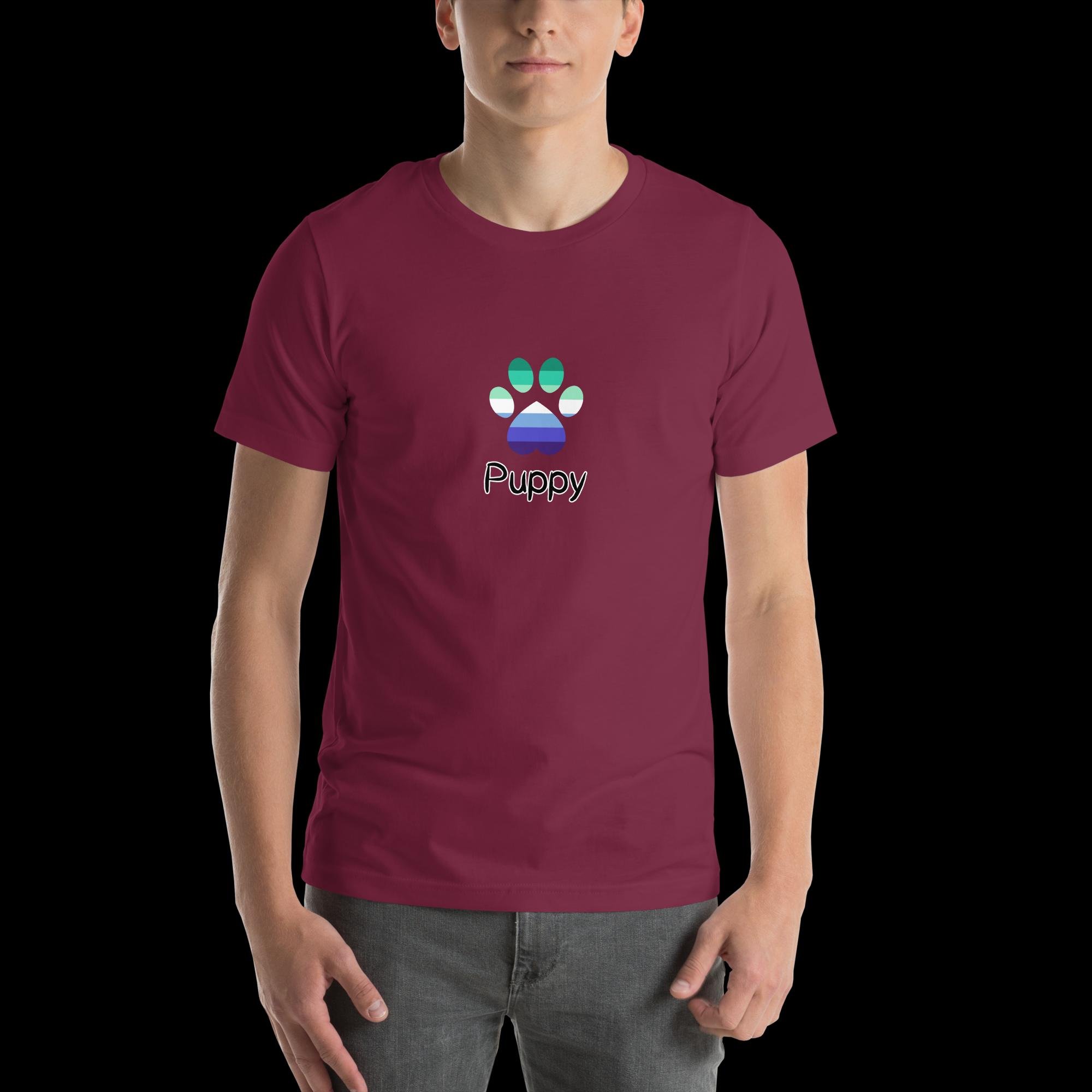 Playful Puppy T-Shirt - Gay Pride