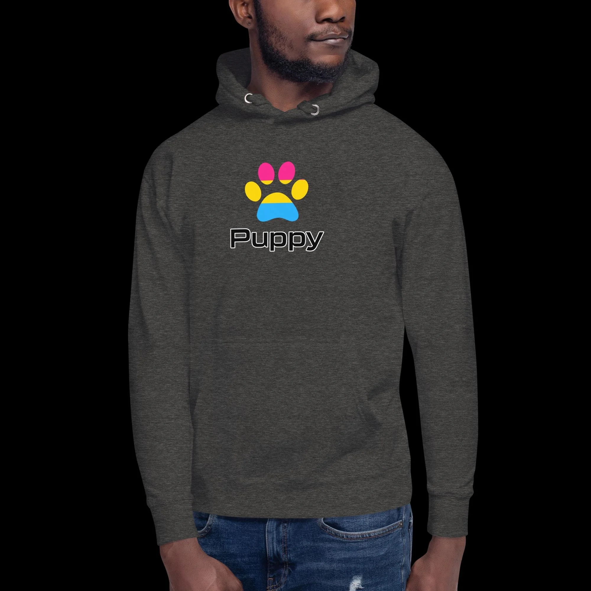 Prime Puppy Hoodie - Pansexual Pride