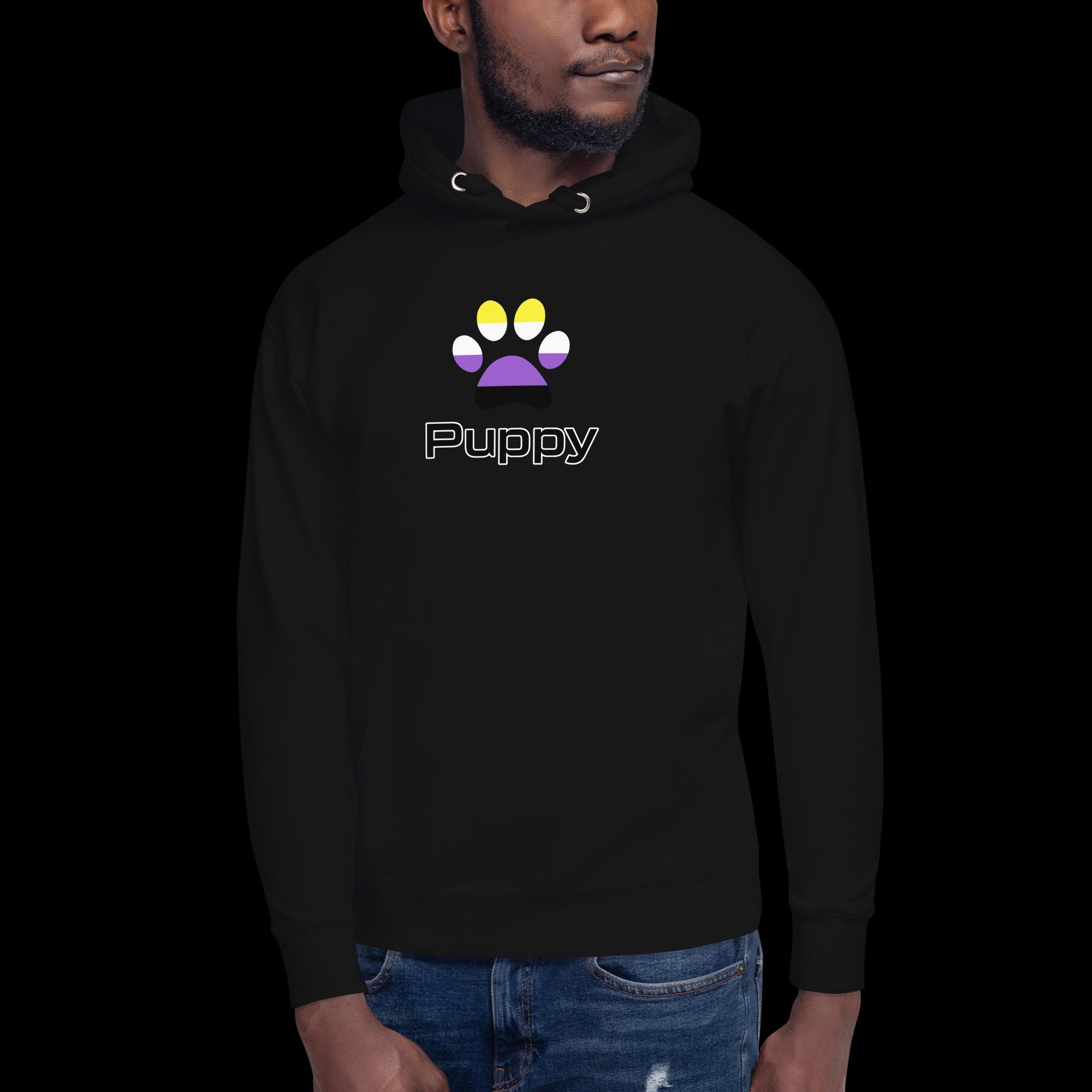 Prime Puppy Hoodie - Non-Binary Pride