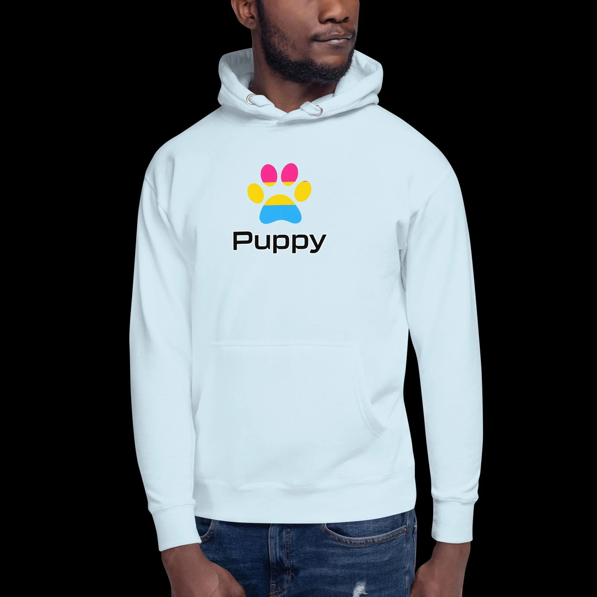 Prime Puppy Hoodie - Pansexual Pride