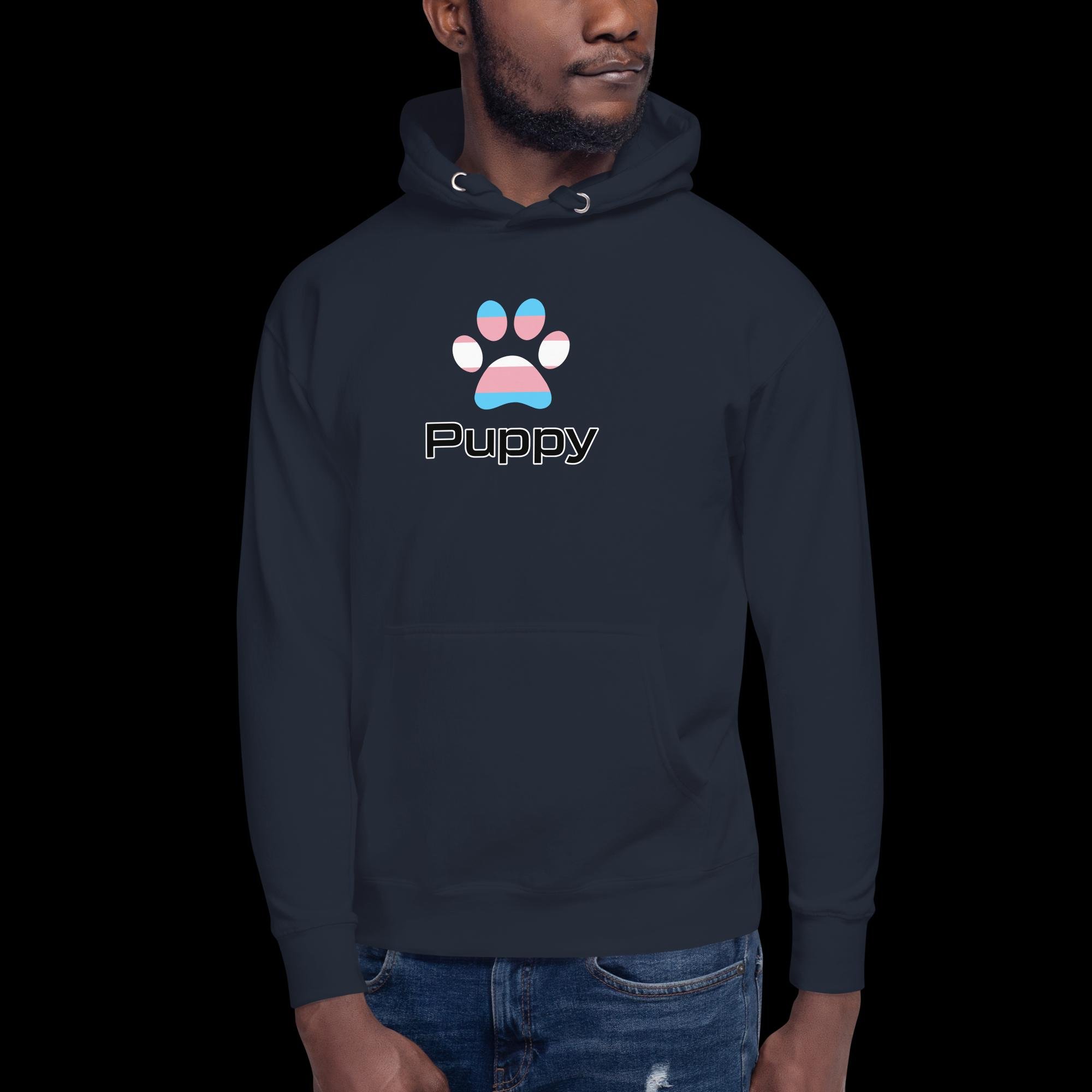 Prime Puppy Hoodie - Transgender Pride