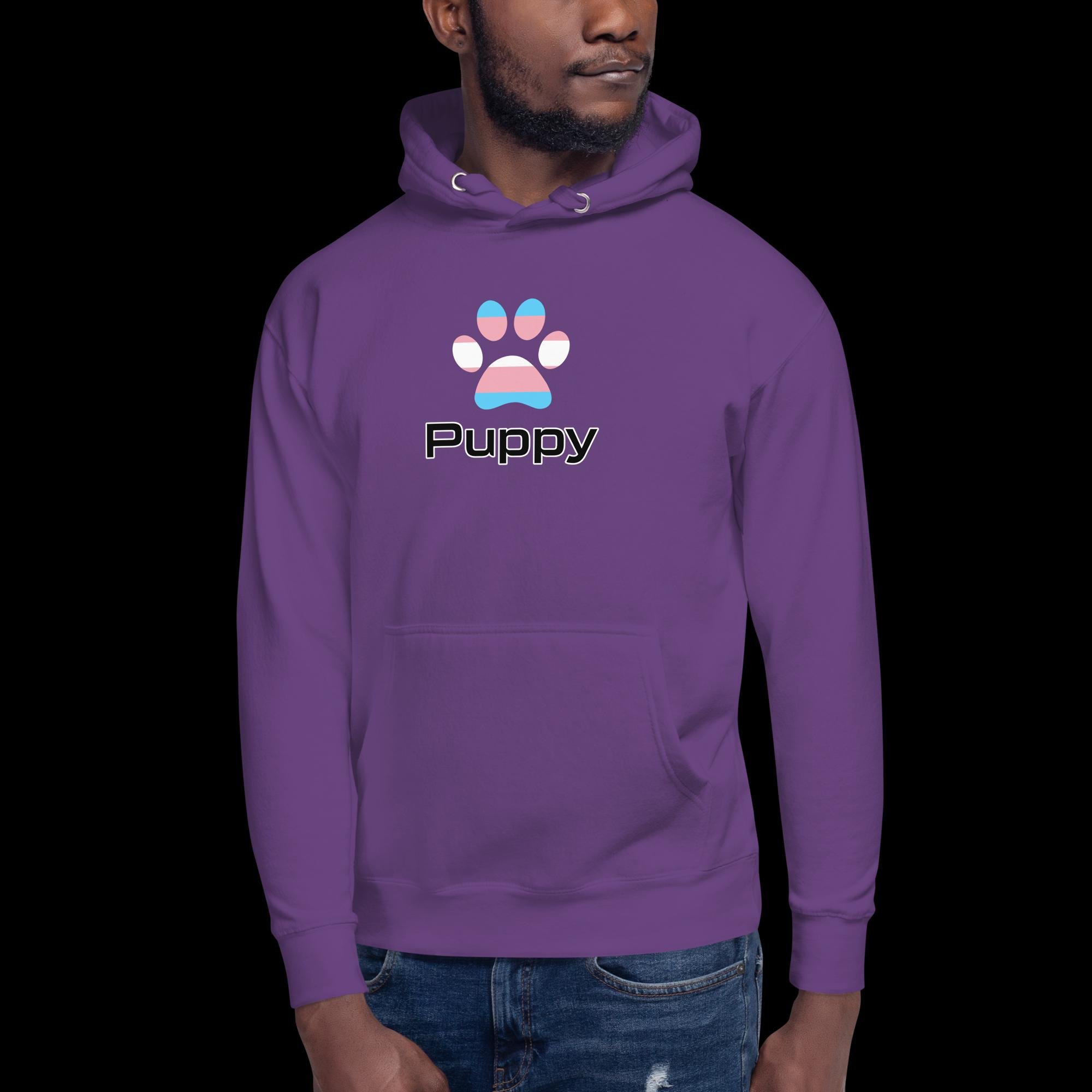 Prime Puppy Hoodie - Transgender Pride