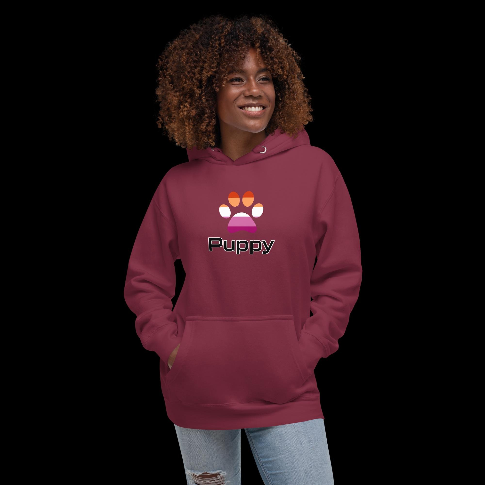 Prime Puppy Hoodie - Lesbian Pride
