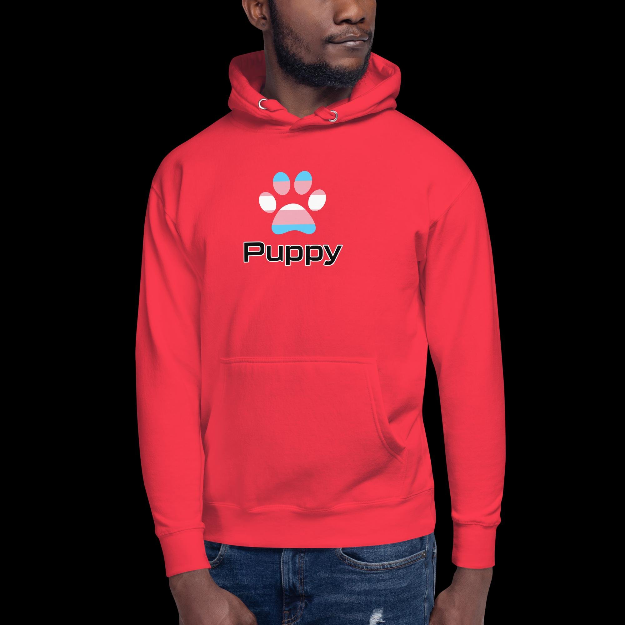 Prime Puppy Hoodie - Transgender Pride