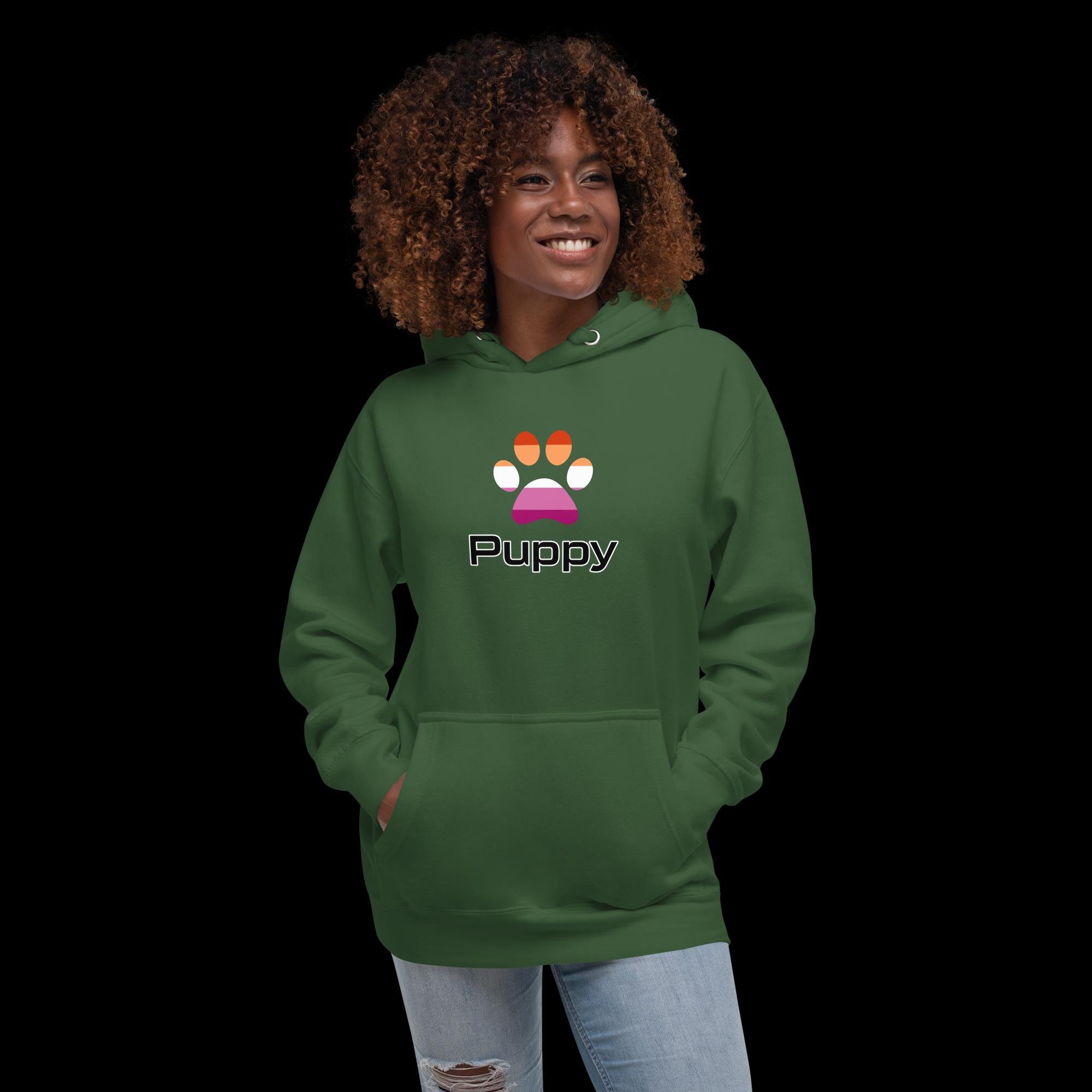 Prime Puppy Hoodie - Lesbian Pride