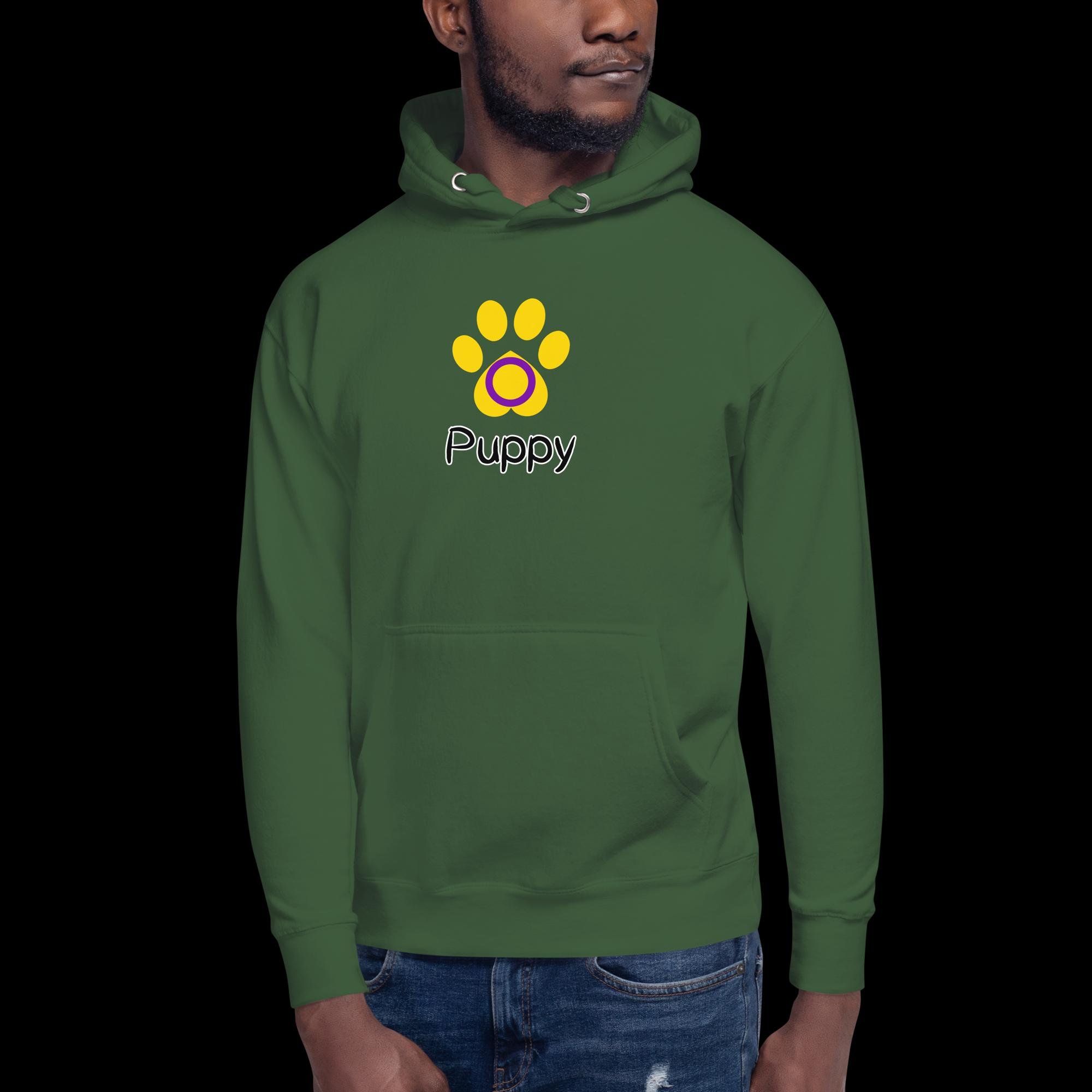 Playful Puppy Hoodie - Intersex Pride