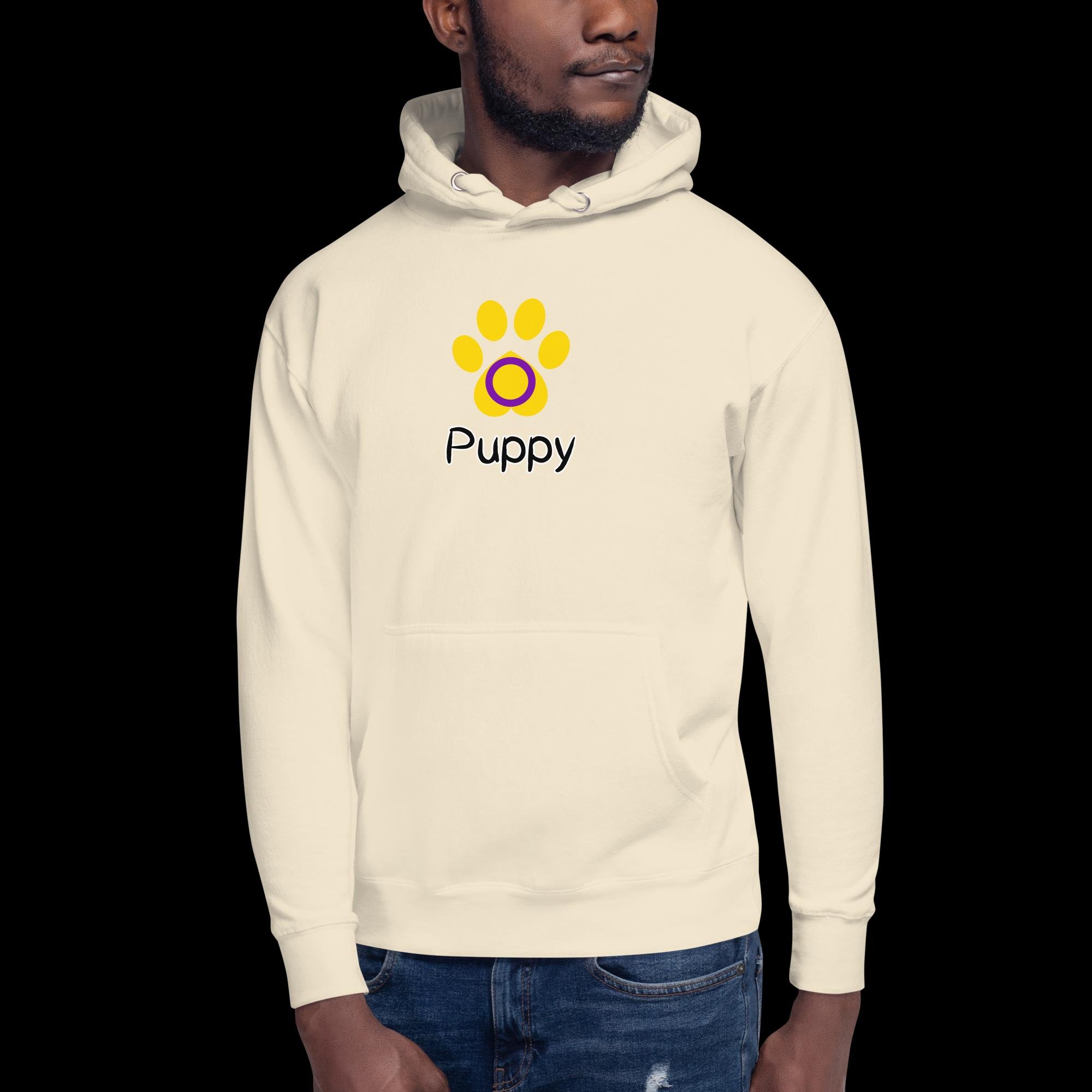 Playful Puppy Hoodie - Intersex Pride