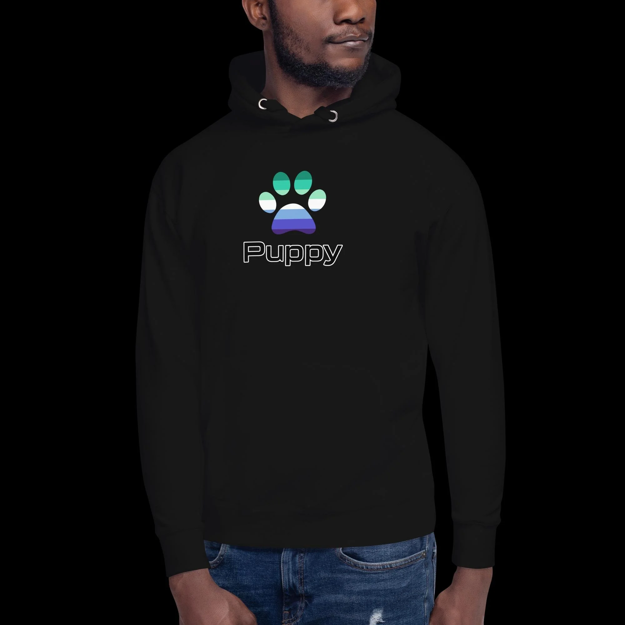 Prime Puppy Hoodie - Gay Pride