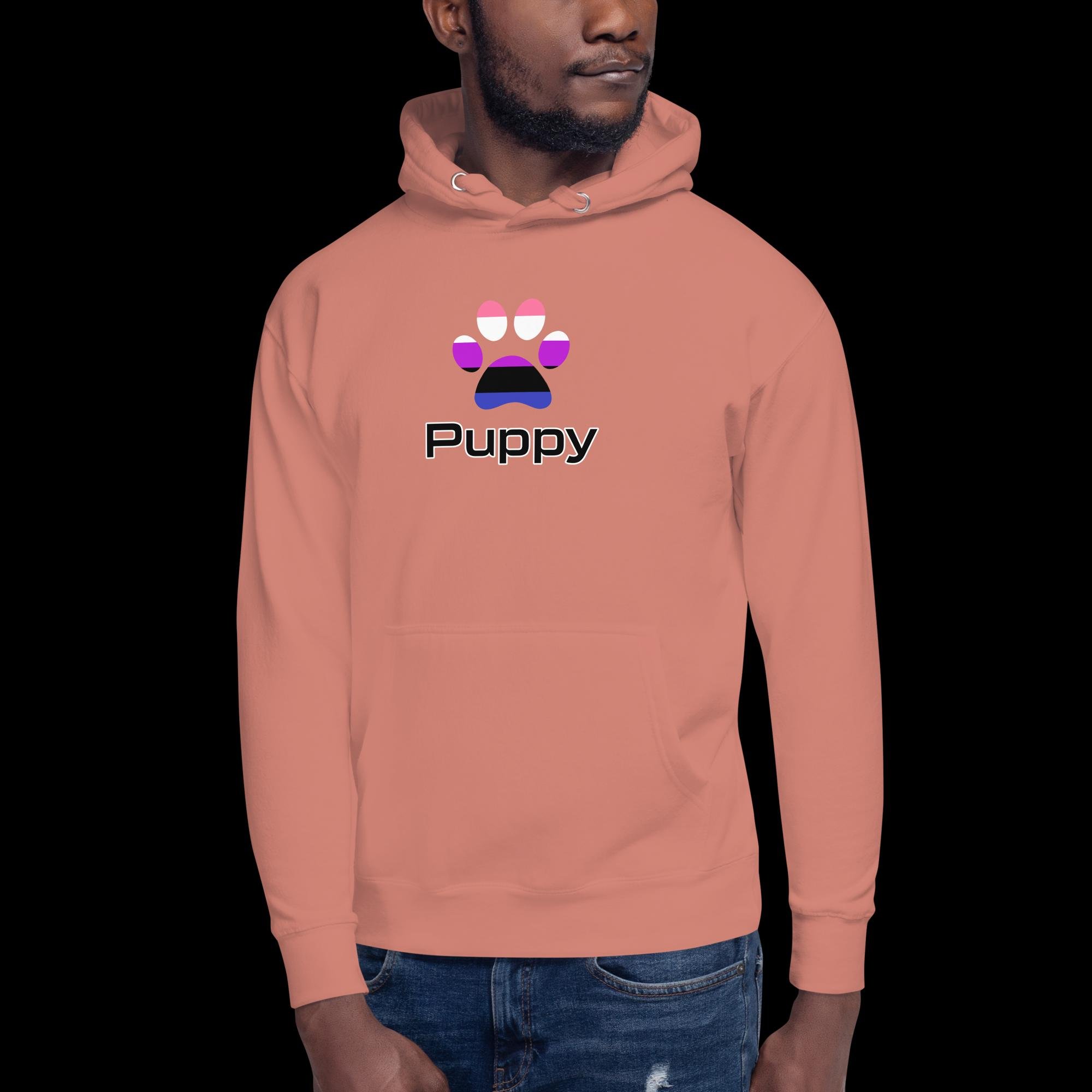 Prime Puppy Hoodie - Genderfluid Pride