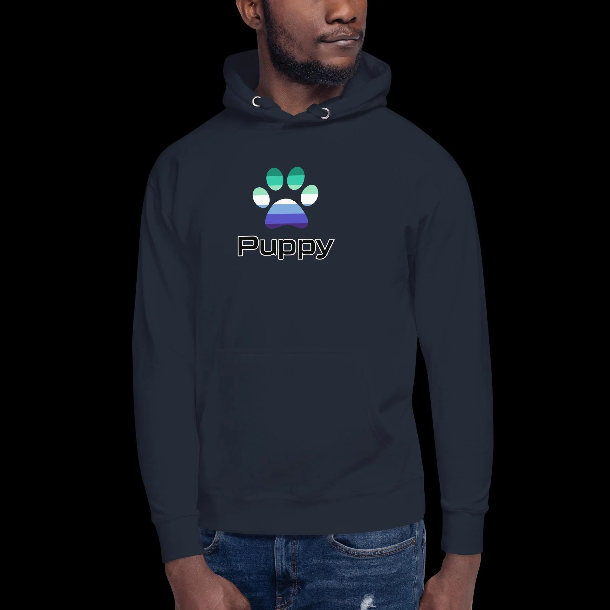 Prime Puppy Hoodie - Gay Pride