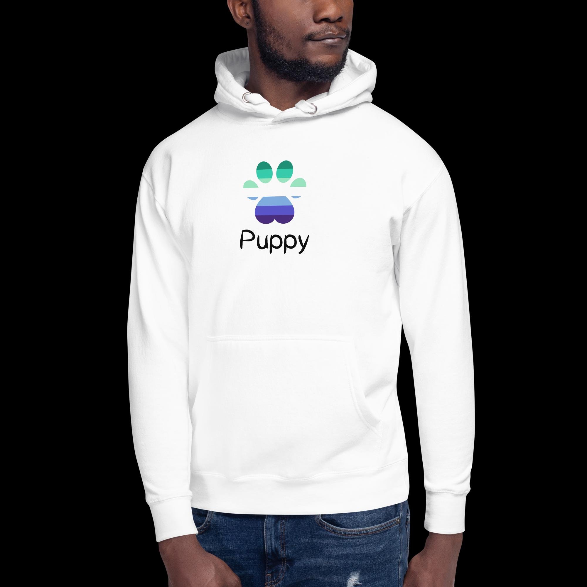 Playful Puppy Hoodie - Gay Pride