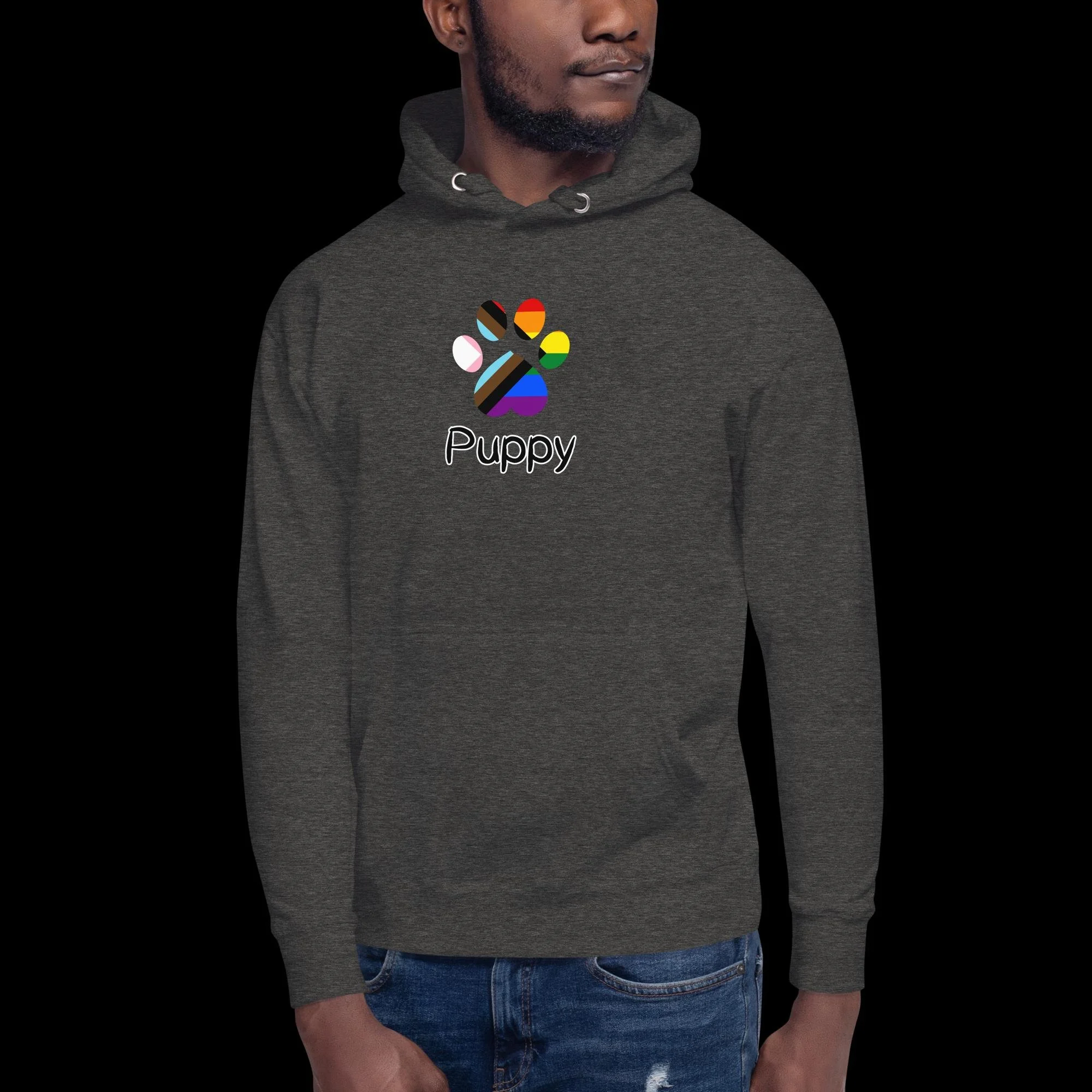 Playful Puppy Hoodie - Progressive Pride