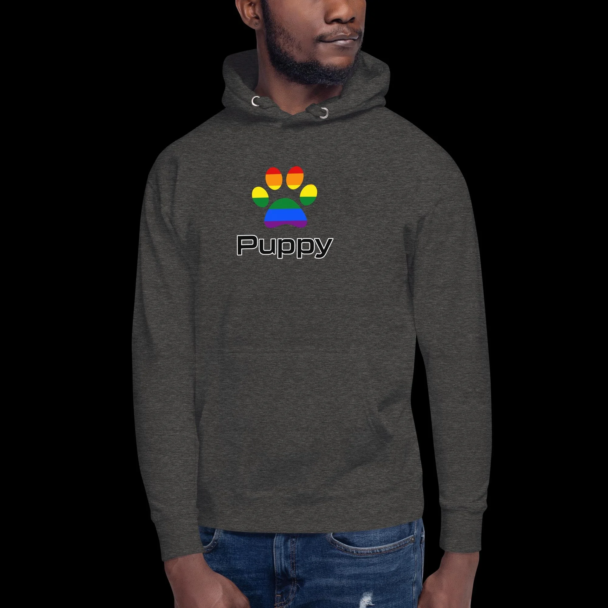 Prime Puppy Hoodie - Traditional Rainbow Pride