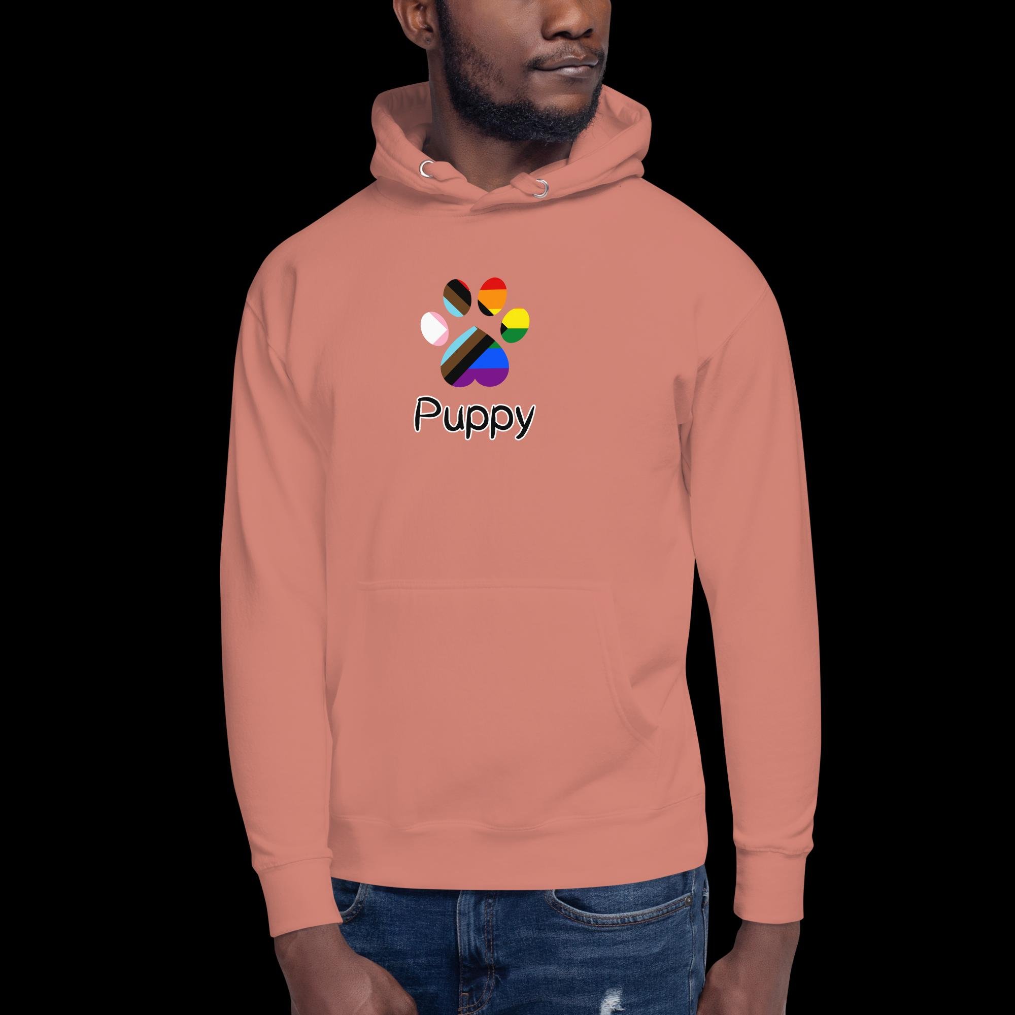 Playful Puppy Hoodie - Progressive Pride
