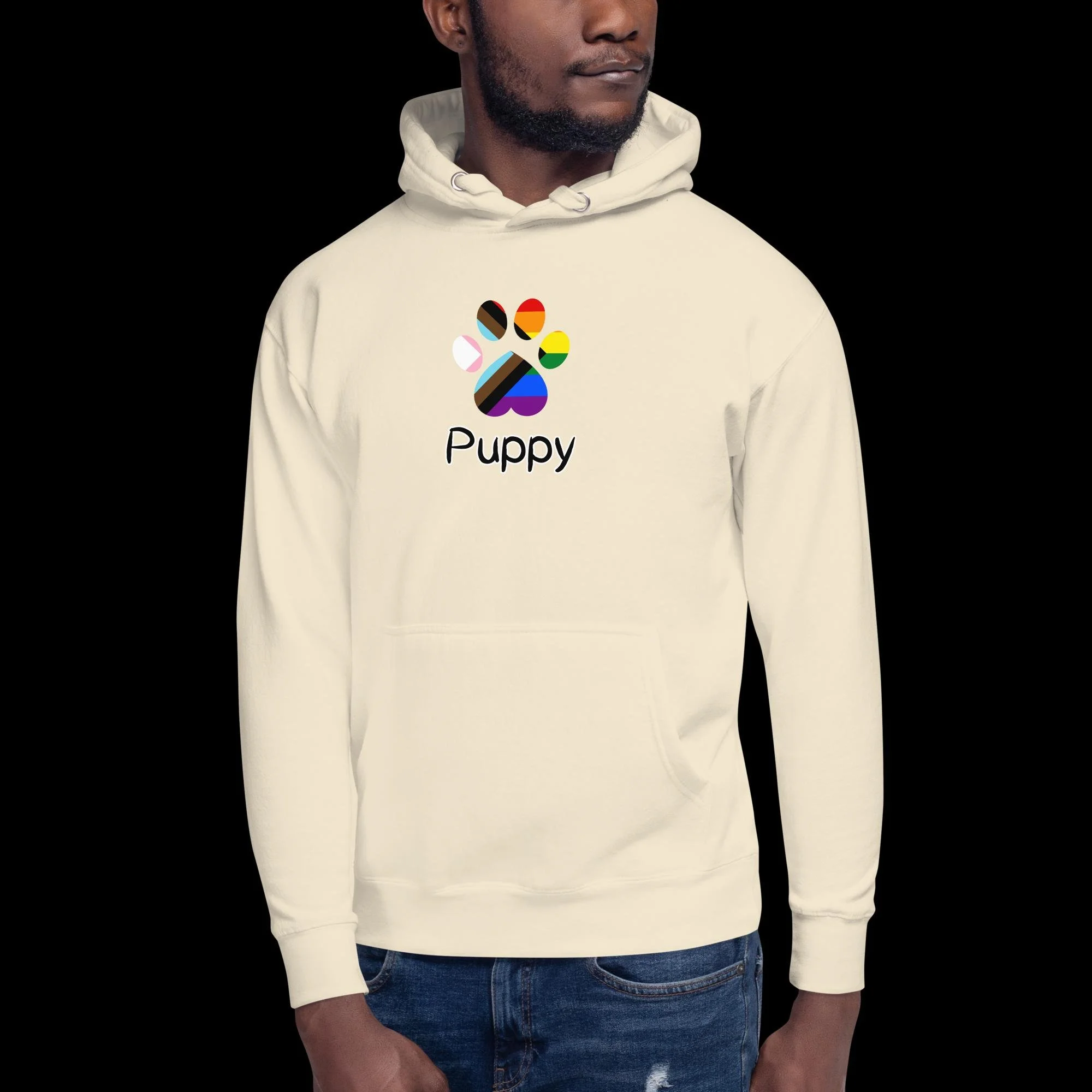 Playful Puppy Hoodie - Progressive Pride