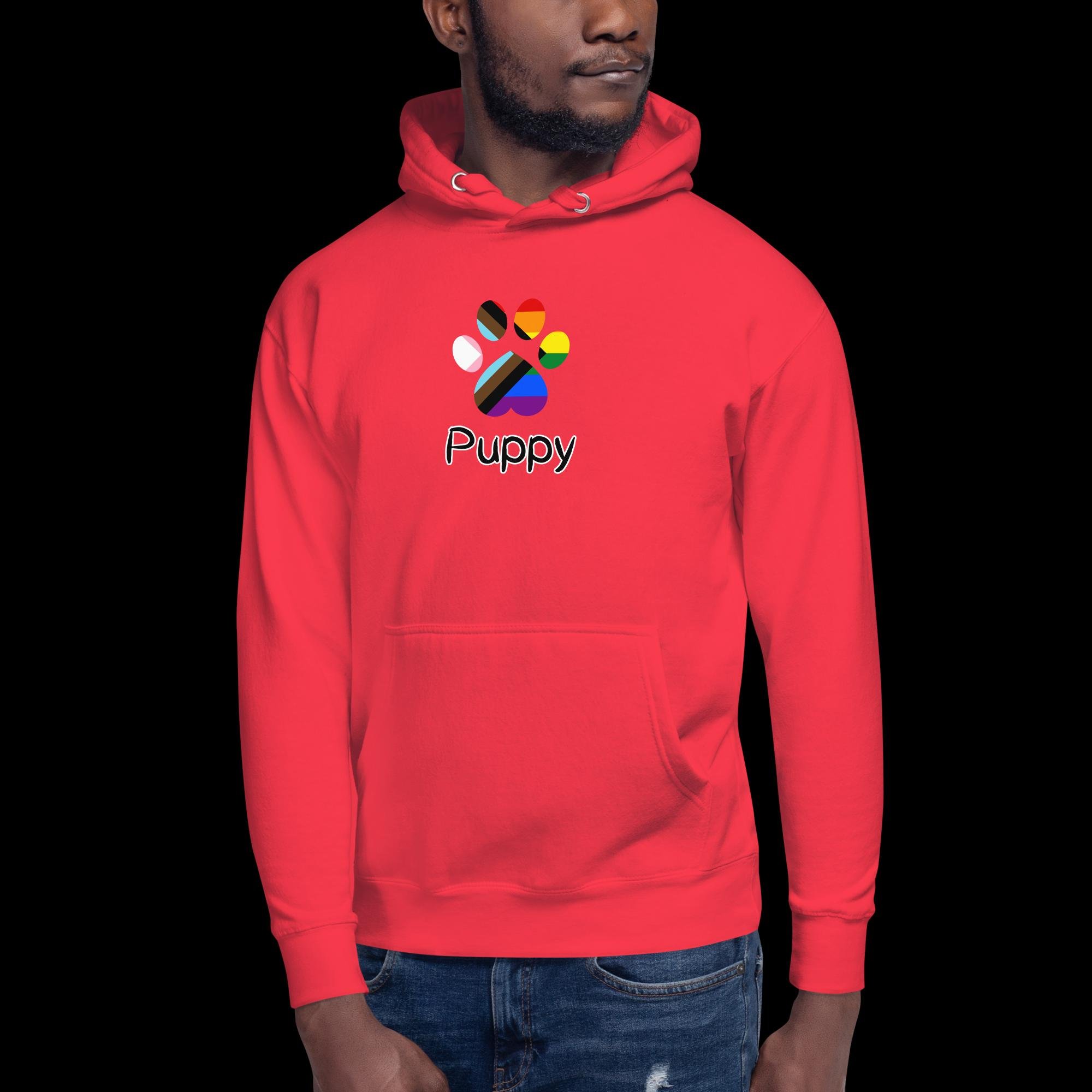 Playful Puppy Hoodie - Progressive Pride