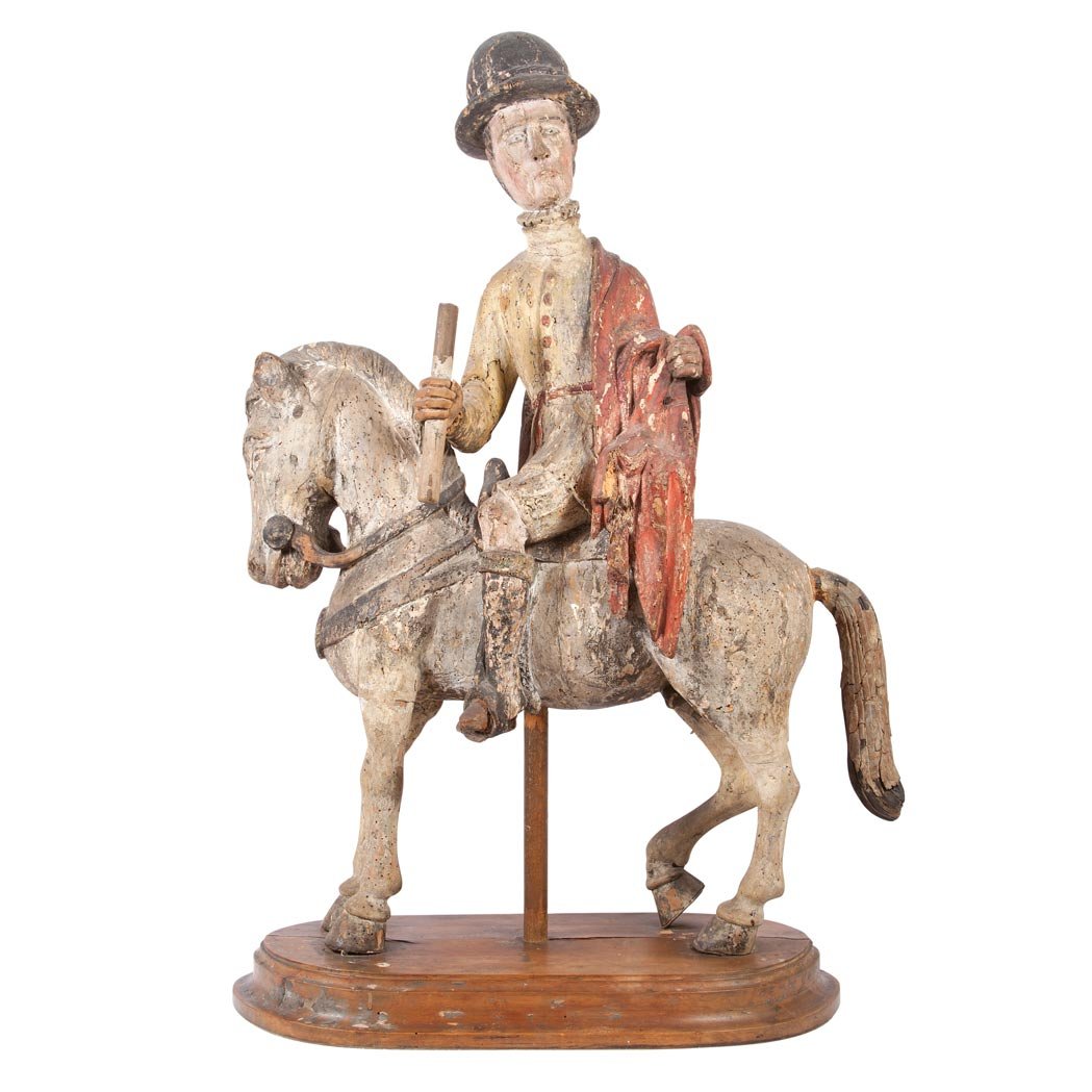 St. Martin on Horseback Offering His Cloak, Northern Italian or Austrian, 15th Centry