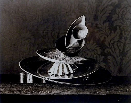 D W Mellor, Cortona Still Life (Gravity), 1996, Image: 10 1/2 x 13 1/4 inches
