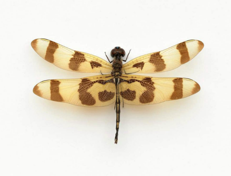 John Woolf, Brown Spotted Yellow Wing Dragonfly, 2008