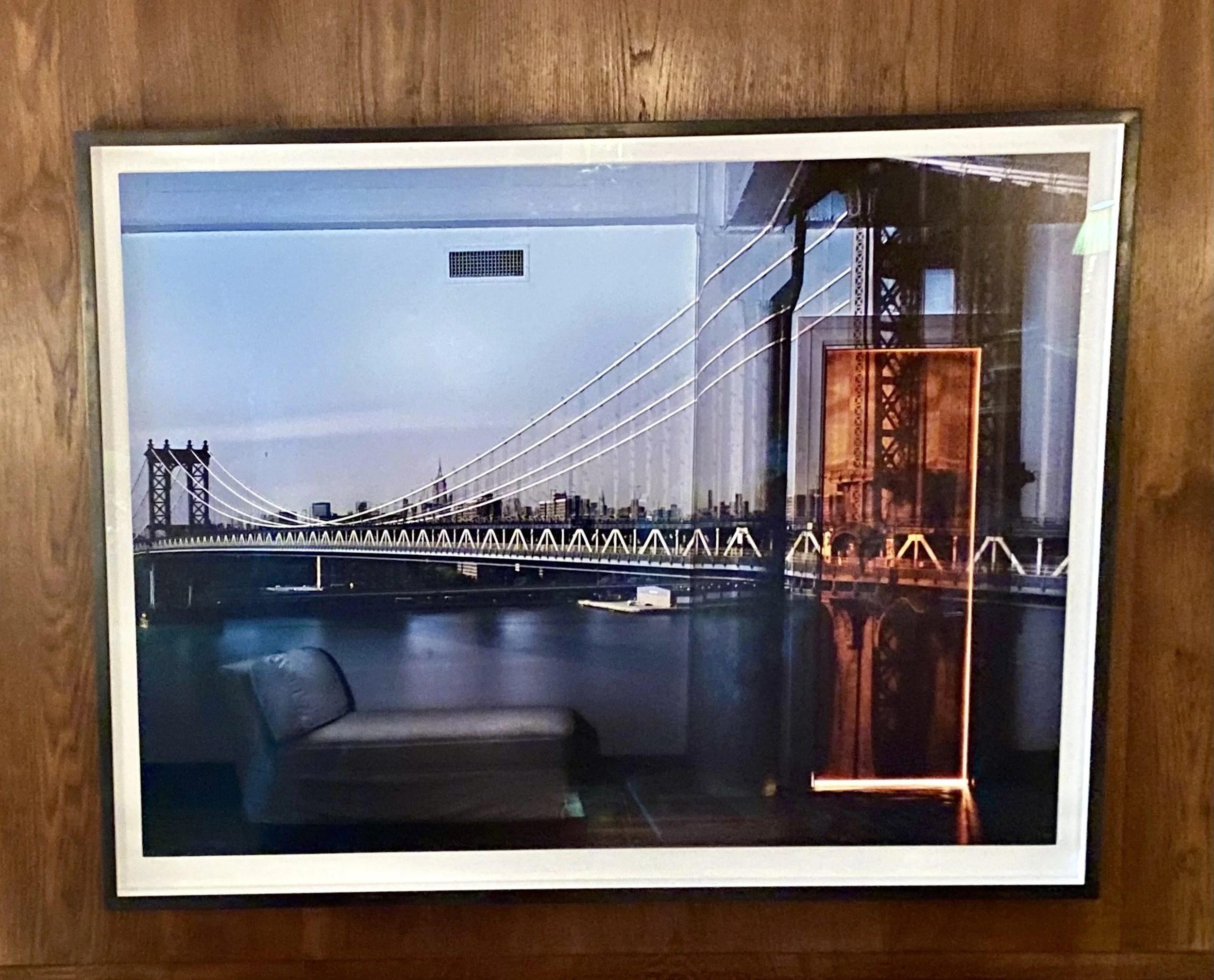 ABELARDO MORELL (American, born Cuba, 1948) Camera Obscura: View of the Manhattan Bridge, April 30th, Afternoon, 2010, 7/8 Archival Pigment Print Photograph 30 x 40 inches signed, titled, dated on verso label.Provenance: Edwynn Houk Gallery, April 20