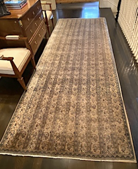 Khorrossan Area Rug, c. 1900
13 feet 1 inch long x 4 feet 10 inches wide
Provenance: Beauvais Carpets, 3/11/2011