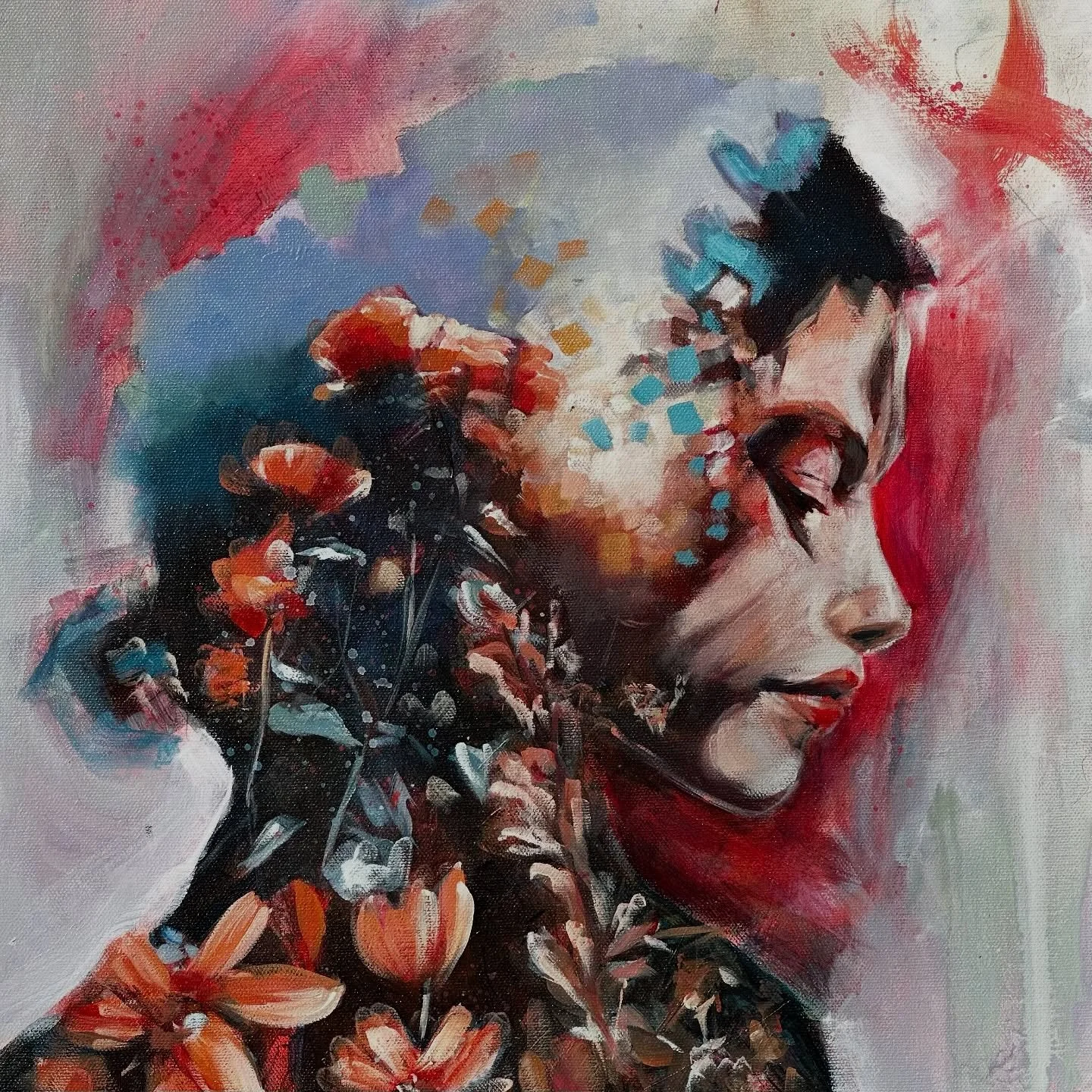 Excited to share this new painting with you, and that it will be in @monthavenarts holiday show!!
This was an absolute joy to paint. It is about the power of hope, and how light we carry within us can illuminate the world around us in surprising ways