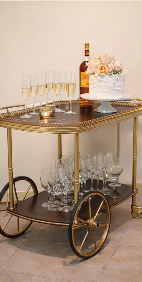 Desserte Vintage marron