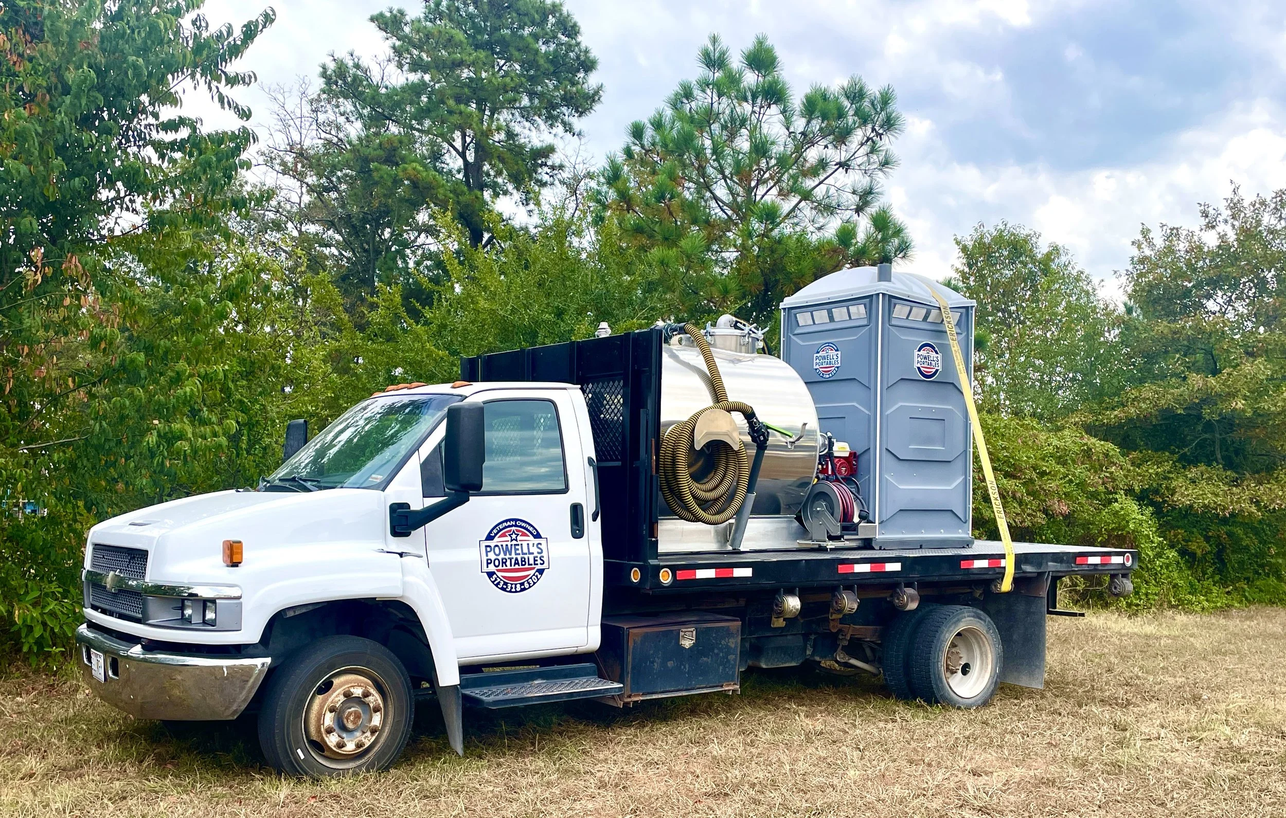 Powell's Portables pump truck