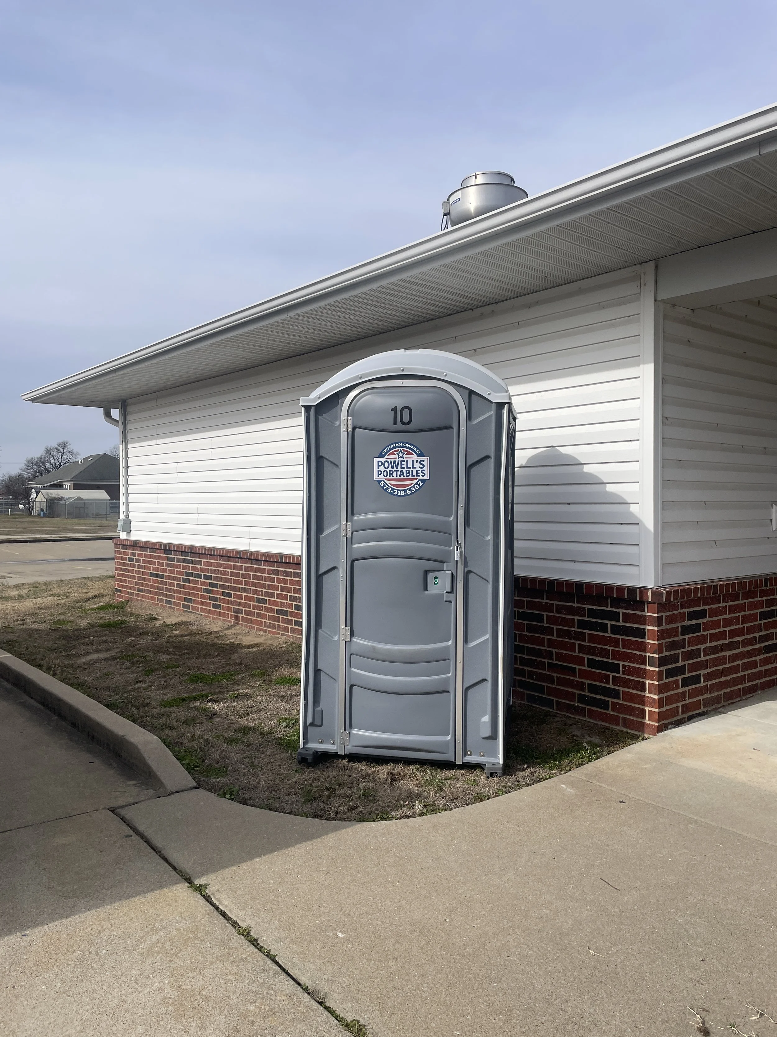 A portable toilet in Caruthersville MO