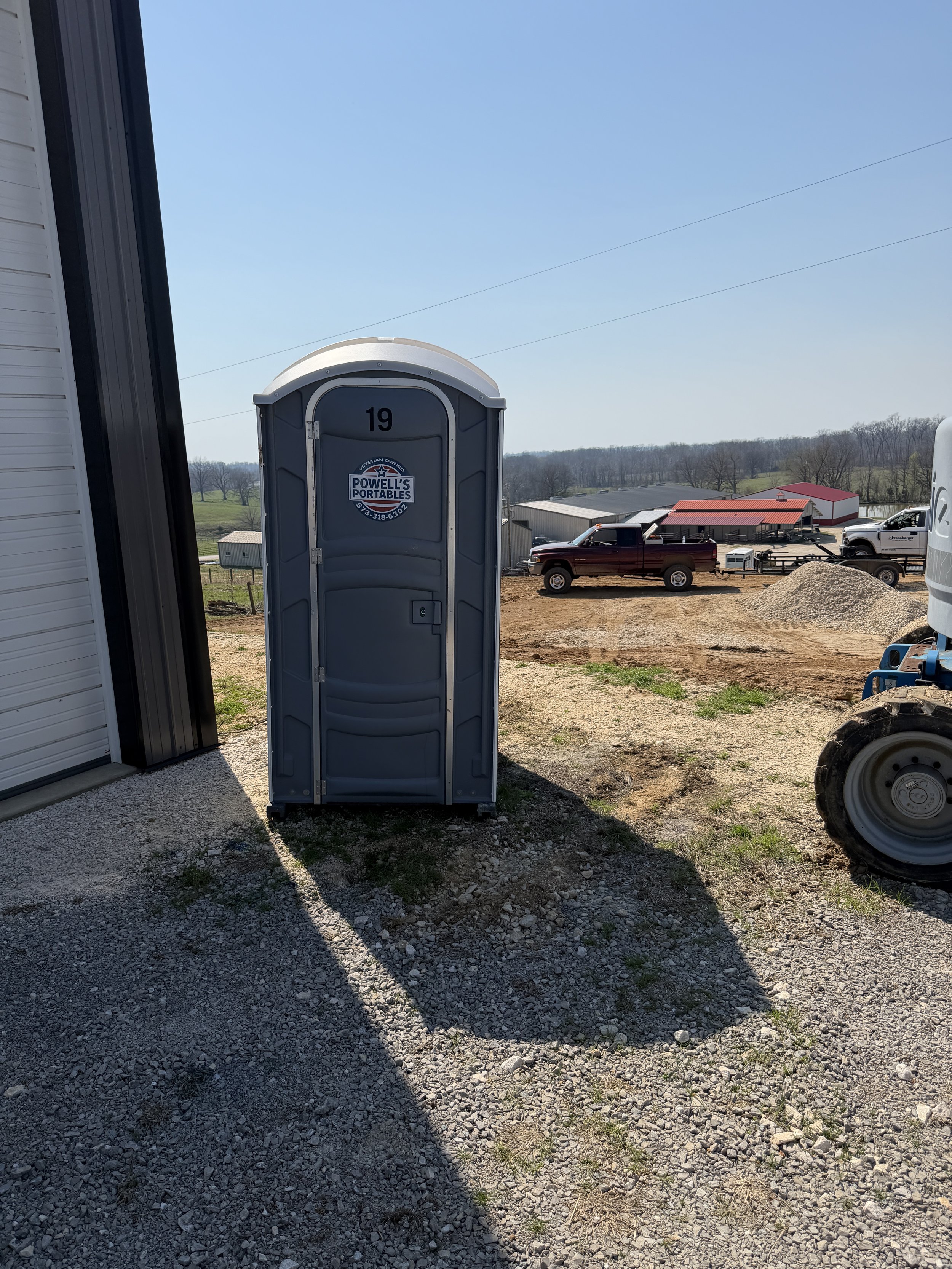 A portapotty in Fruitland