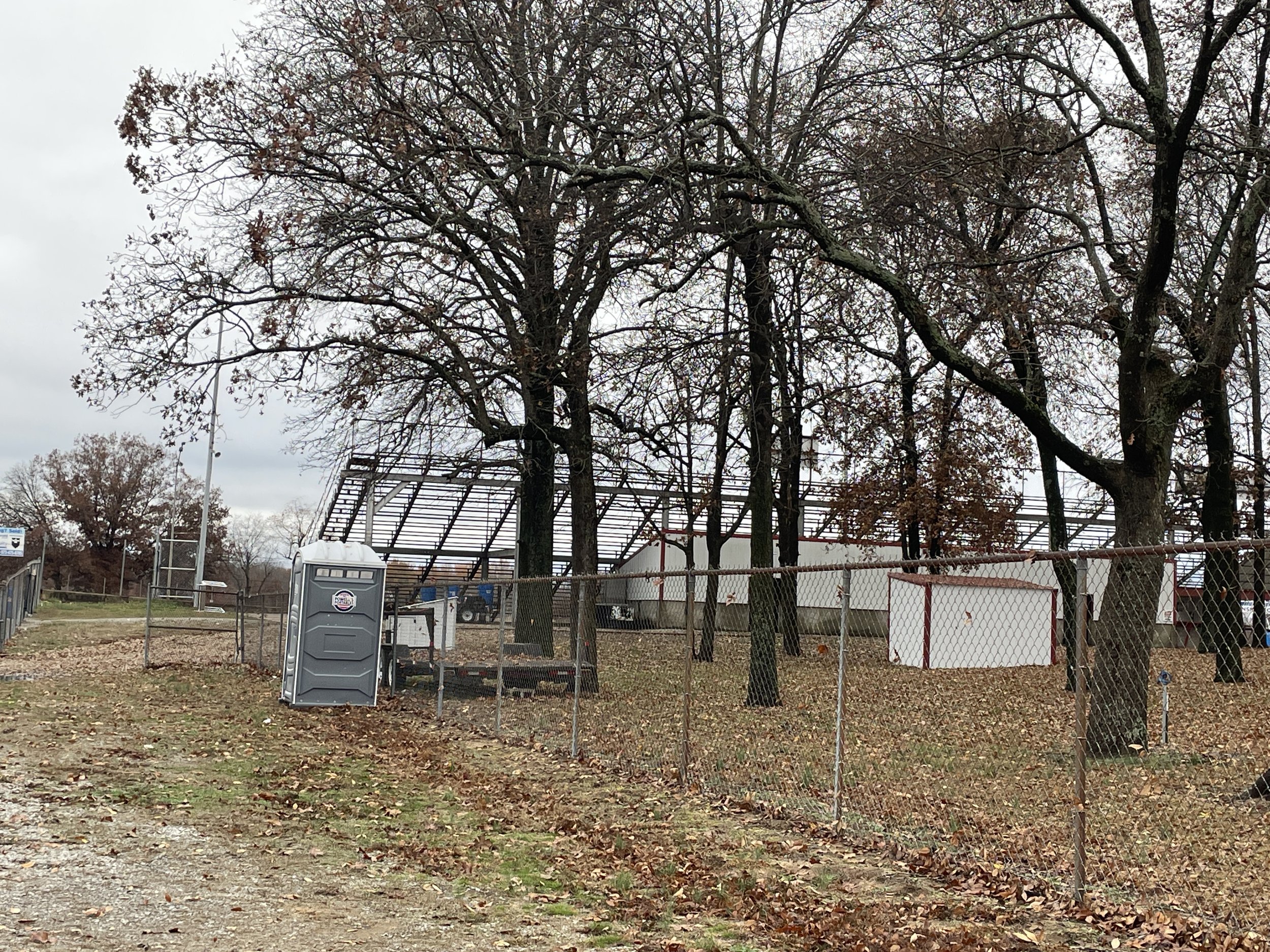 A portapotty at BentonMO