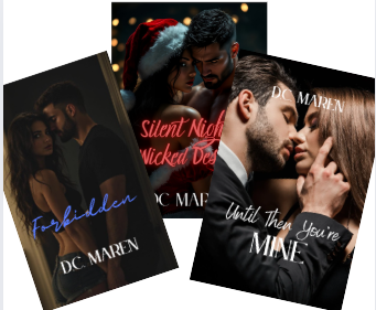 3-Book Dark Romance Bundle: Until Then You're Mine, Forbidden & Silent Nights, Wicked Desires (signed paperback)