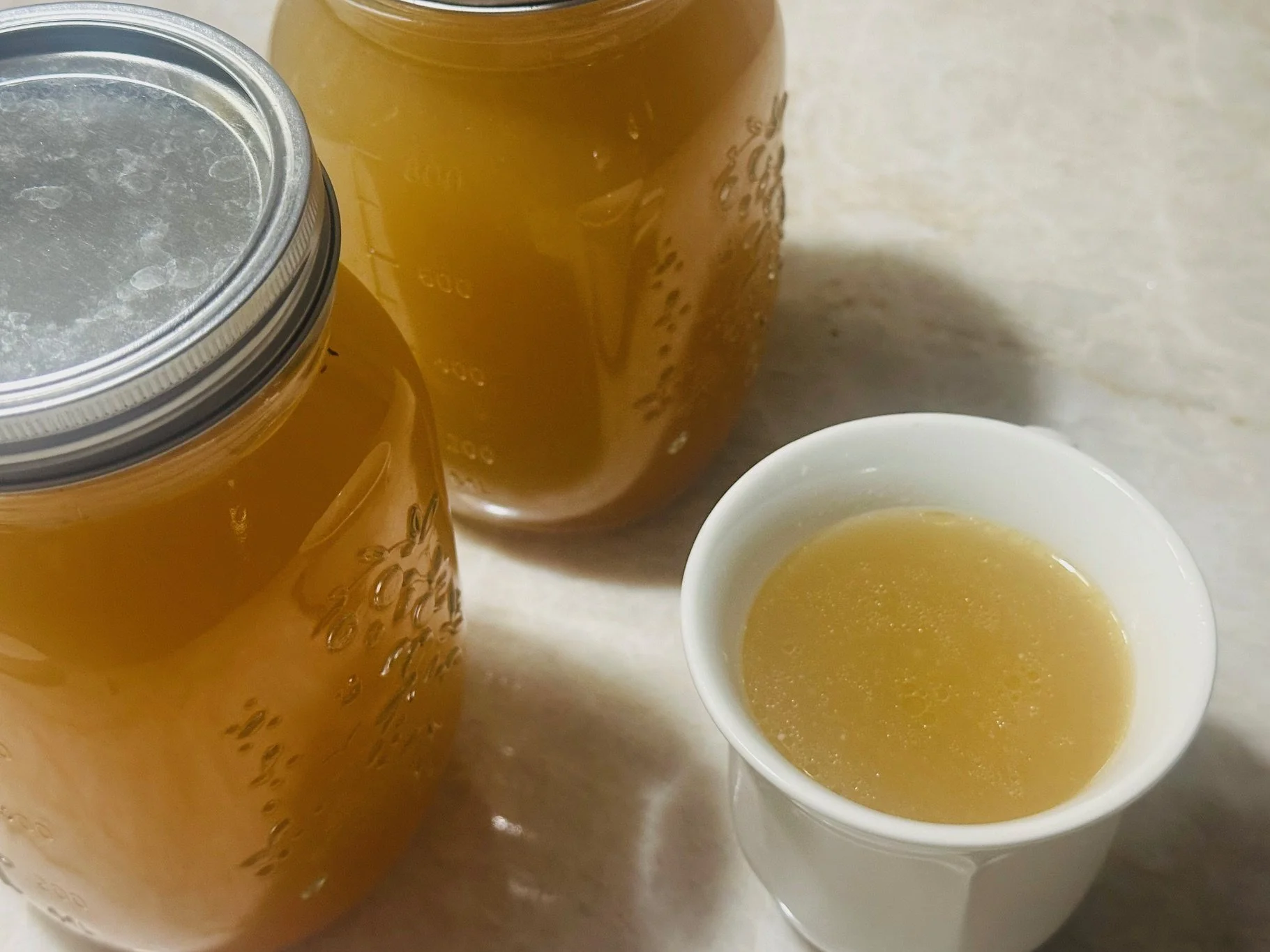 Slow Cooker Chicken & Turmeric Bone Broth