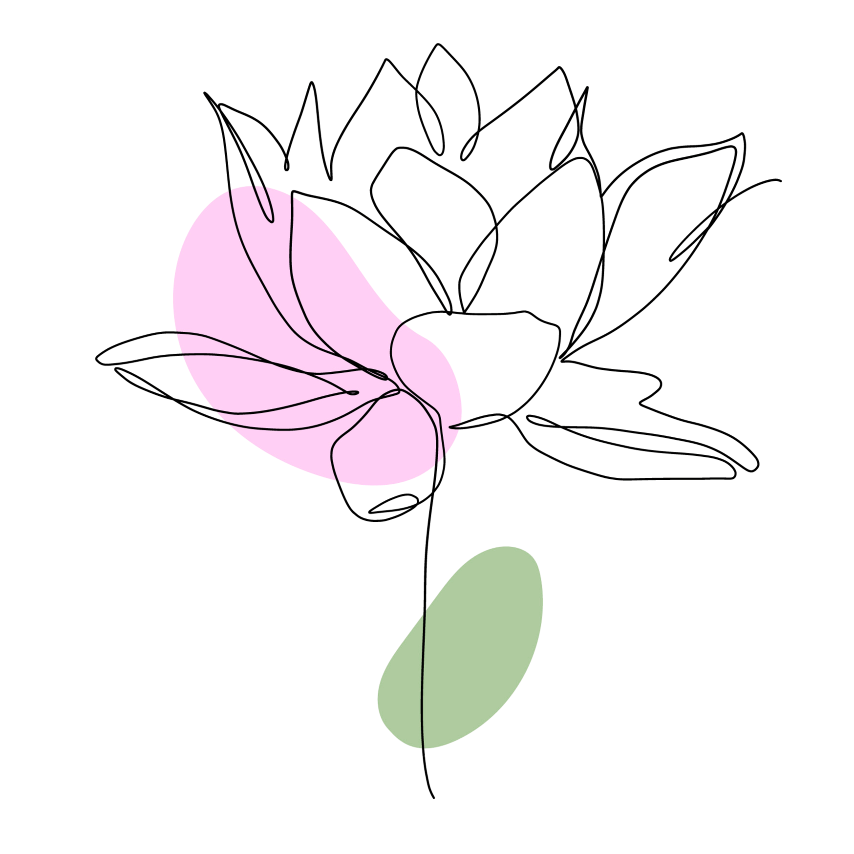 Illustration of a person with black hair and light skin touching their face with their hand, with a woman wearing a yellow and orange shirt close by, against a pink background.