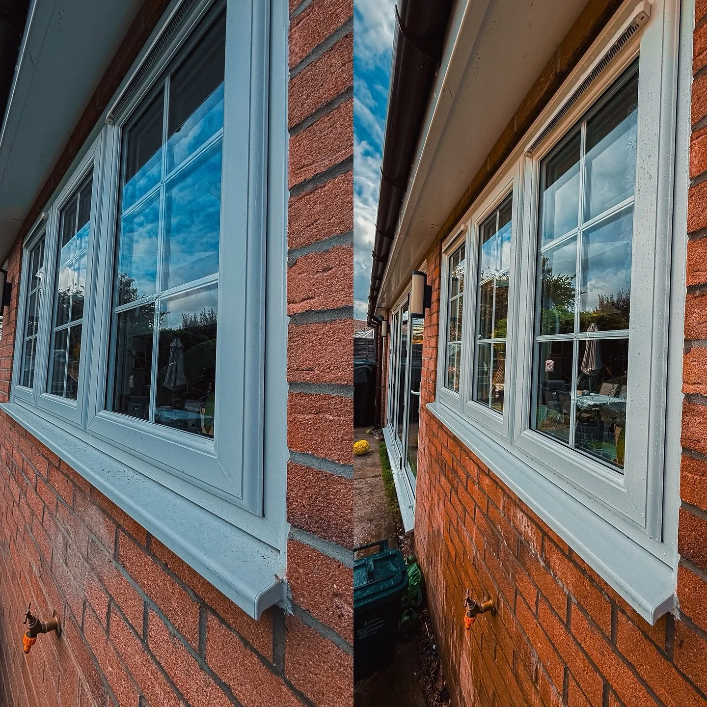 You don’t always realise how dirty your windows are until they’ve been properly cleaned.
Once we’re done, you’ll notice the light coming through clearer, the frames looking fresher, and the whole place just feeling tidier.
W