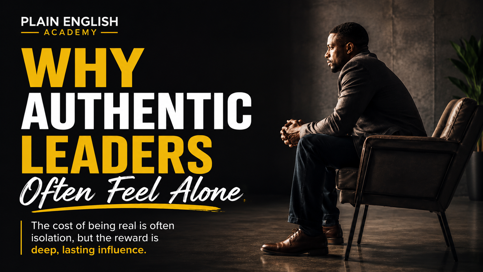 WHY AUTHENTIC LEADERS OFTEN FEEL ALONE