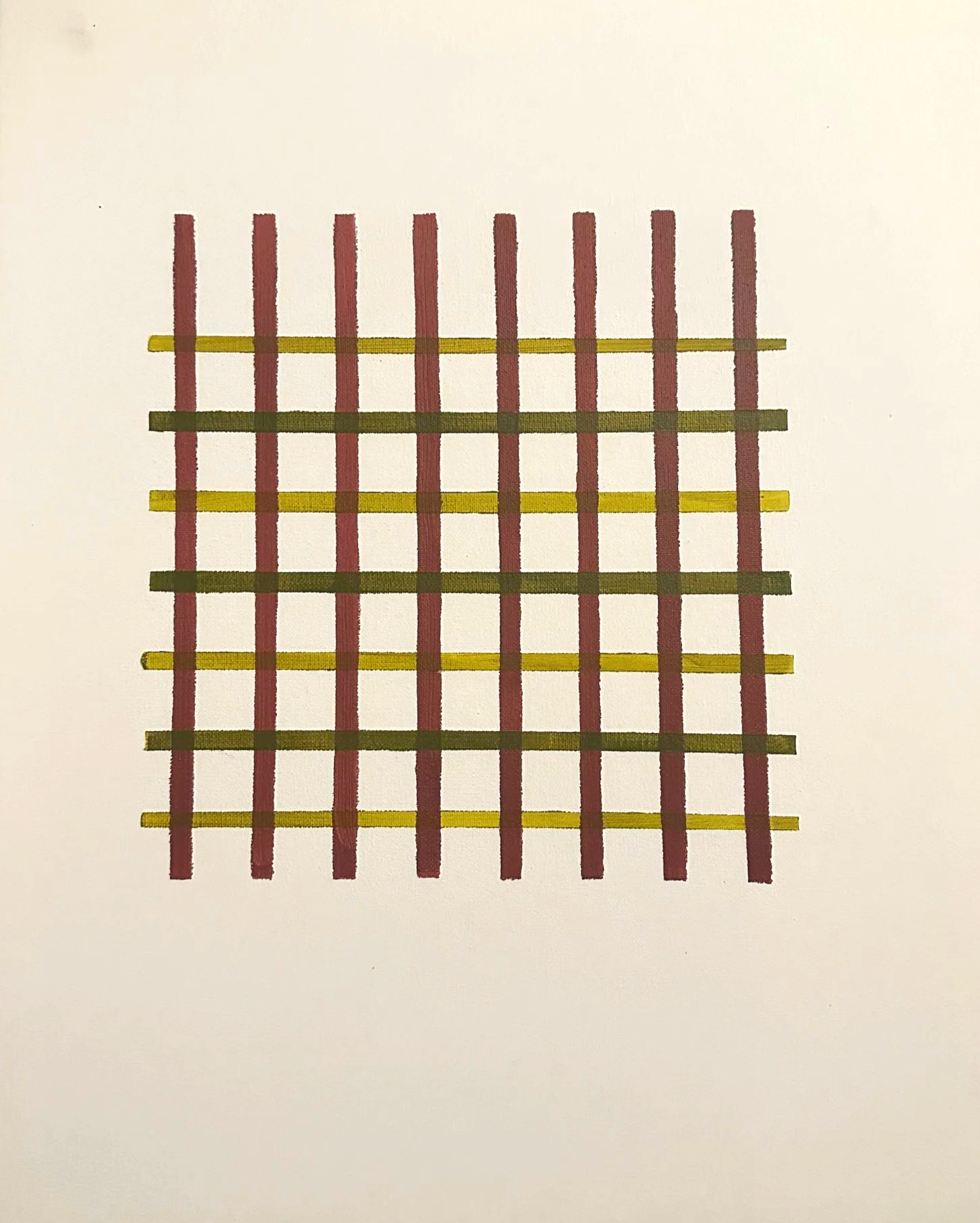 Woven Lives Series 1, acrylic on canvas, 2025