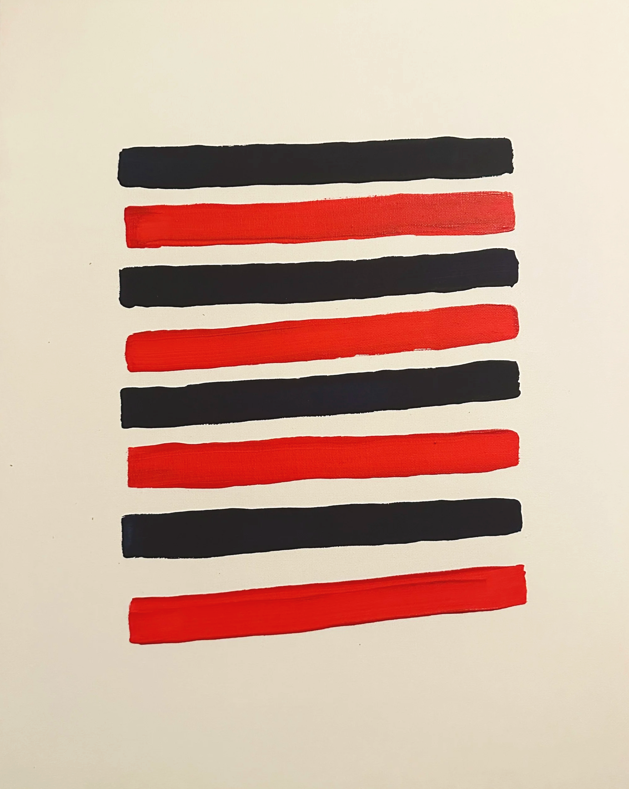 2 Suns series 2, acrylic on canvas, 18 x 24", 2025