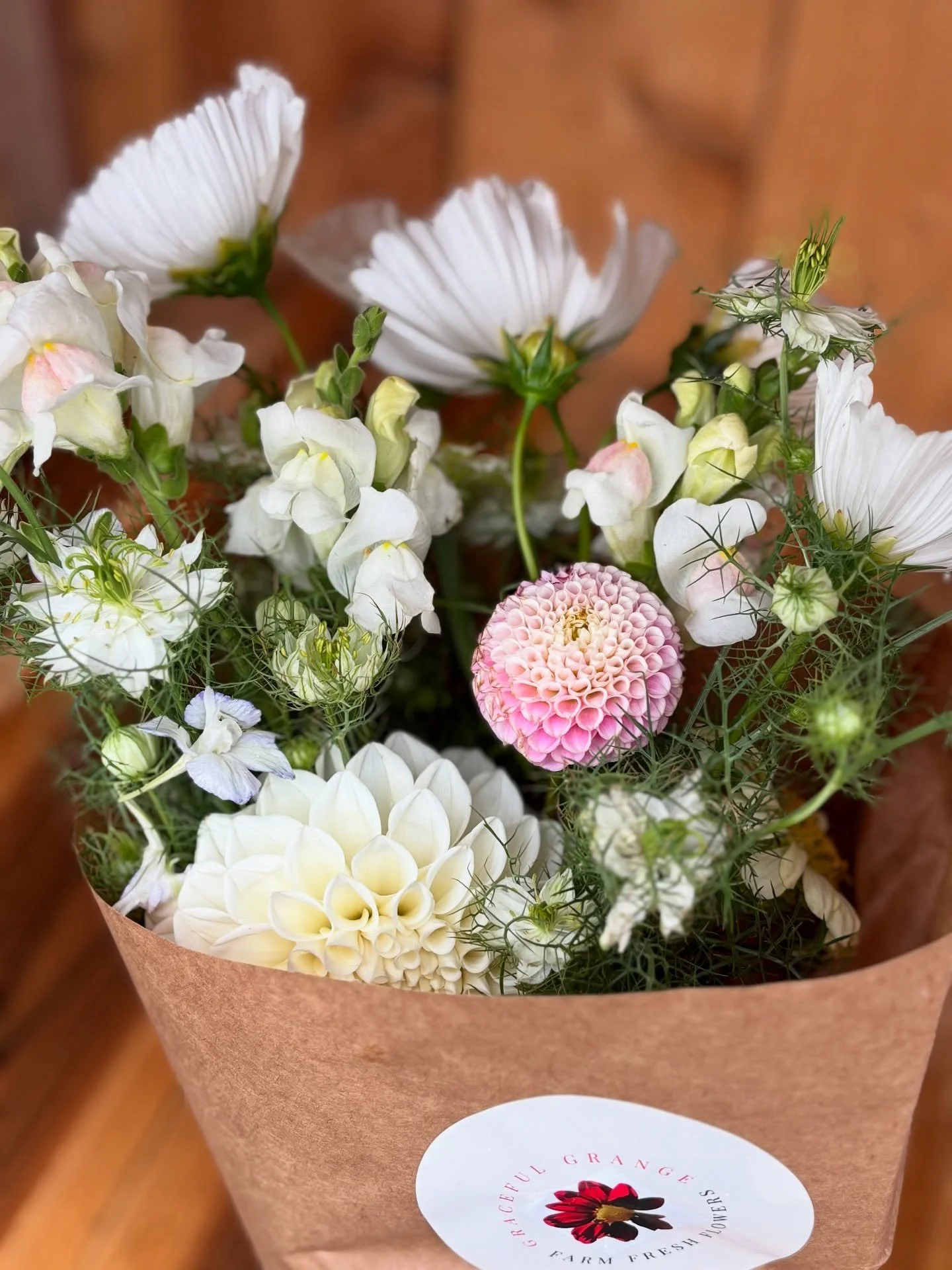 If you have not visited the Graceful Grange Flower Stand yet, make today THE day!  Meander down Mount Audubon Drive until pavement meets dirt and pick up one of these beautiful bouquets to brighten your day on this gloomy Saturday morning.💐

#gracef