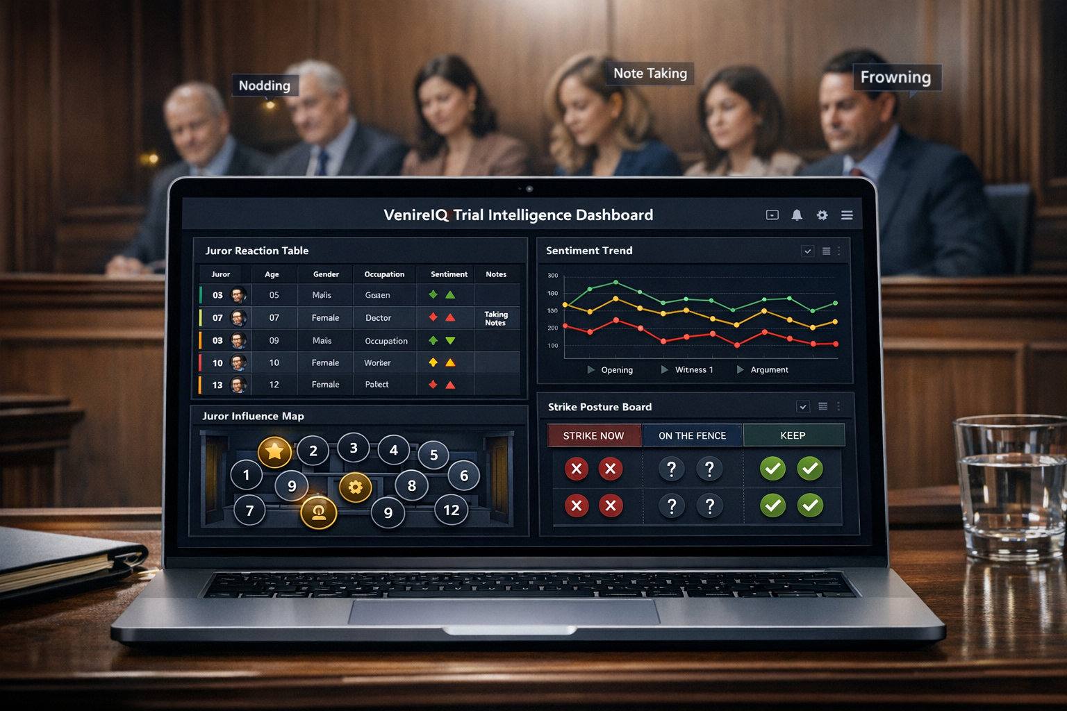 VenireIQ™ Trial Intelligence Dashboard