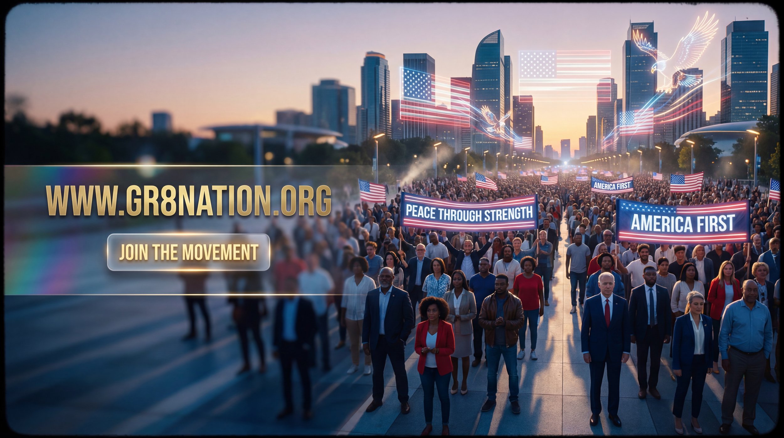 GR8Nation.org patriotic unity concept artwork