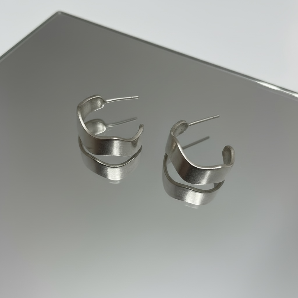Wavy earrings