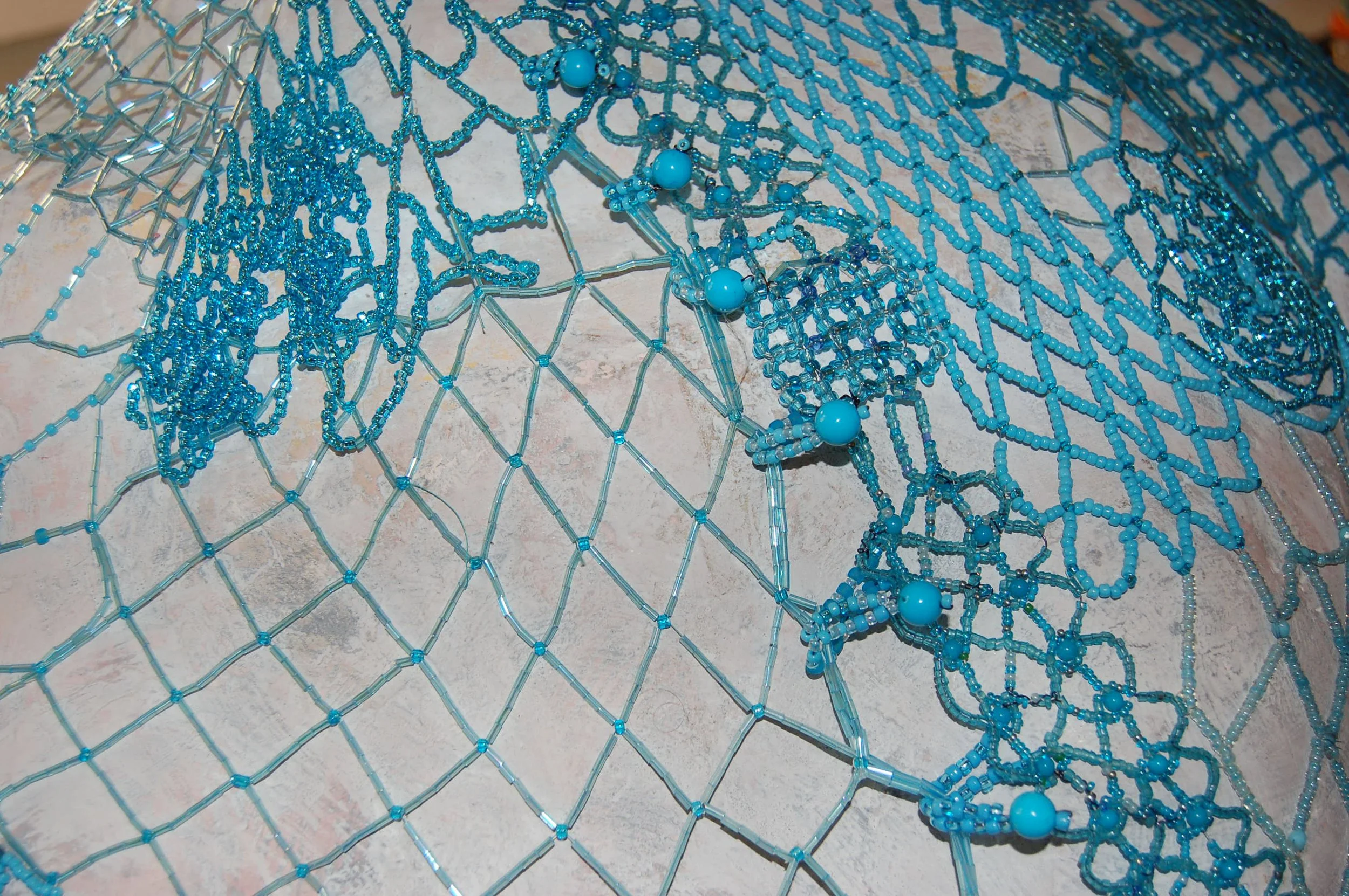 Territory detail
2009 51 x 64 x 68 inches plaster, beads and mixed media