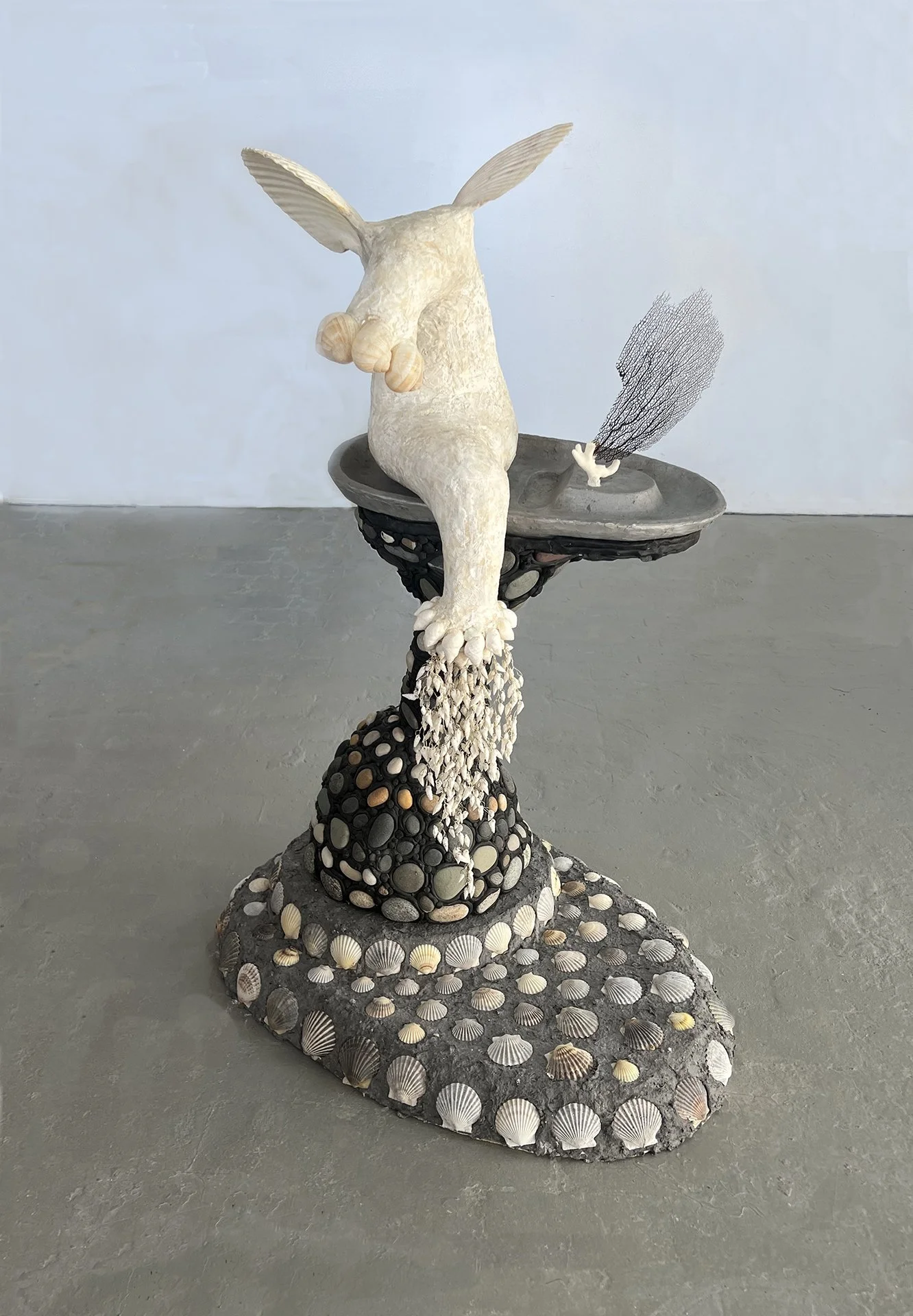 From the Deep
2024 43 x 32 x 22 inches ceramic, wax, pigmented paper pulp, coral and shells