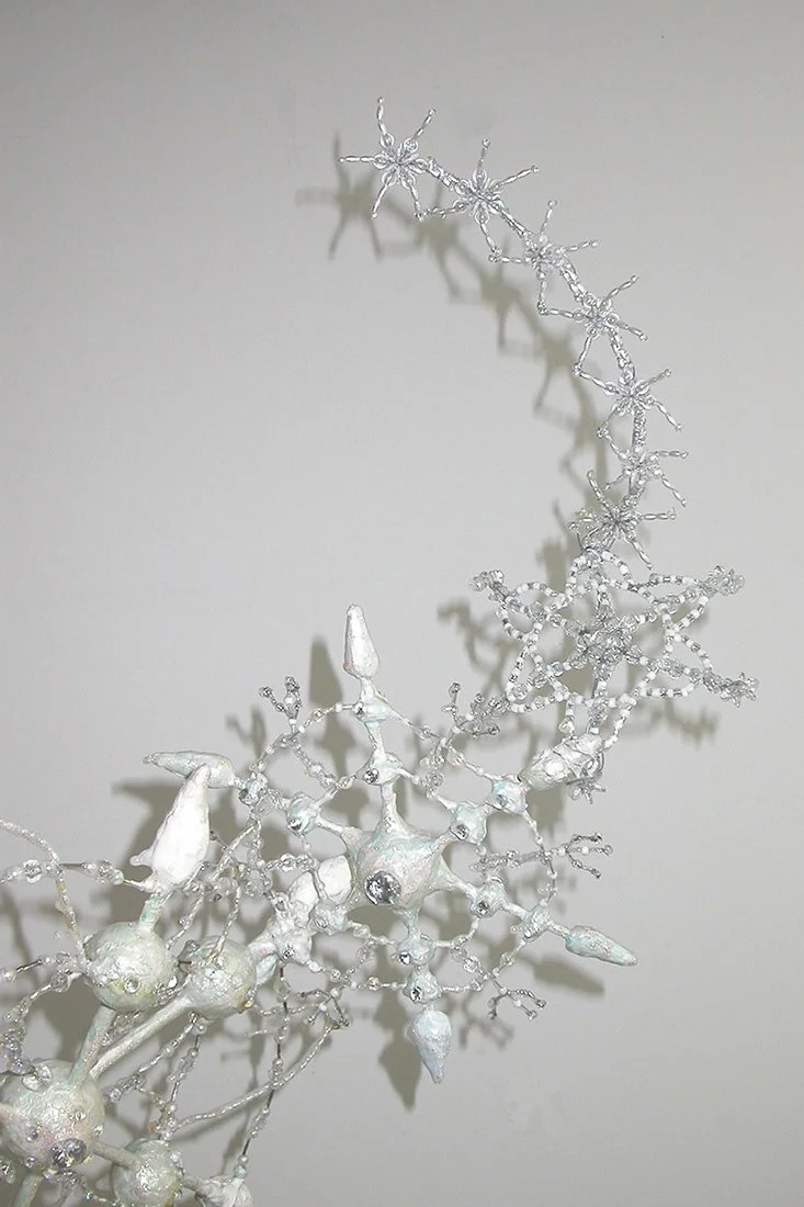 Snow , detail 2005 72 x 62 x 34 inches plaster, mirror, and mixed media