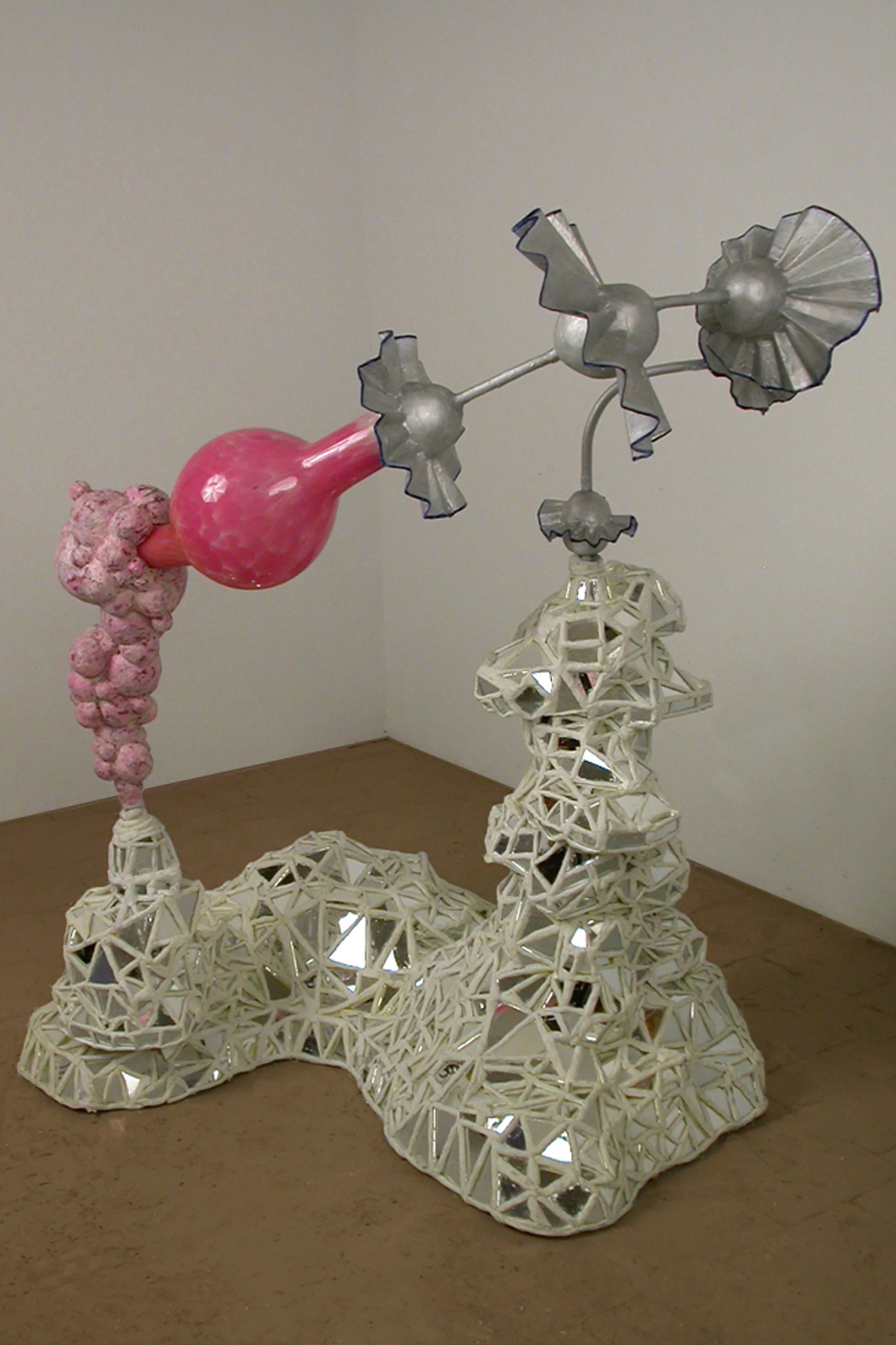 Exalt
2008 50 x 54 x 34 inches glass, wax, mirror and epoxy resin