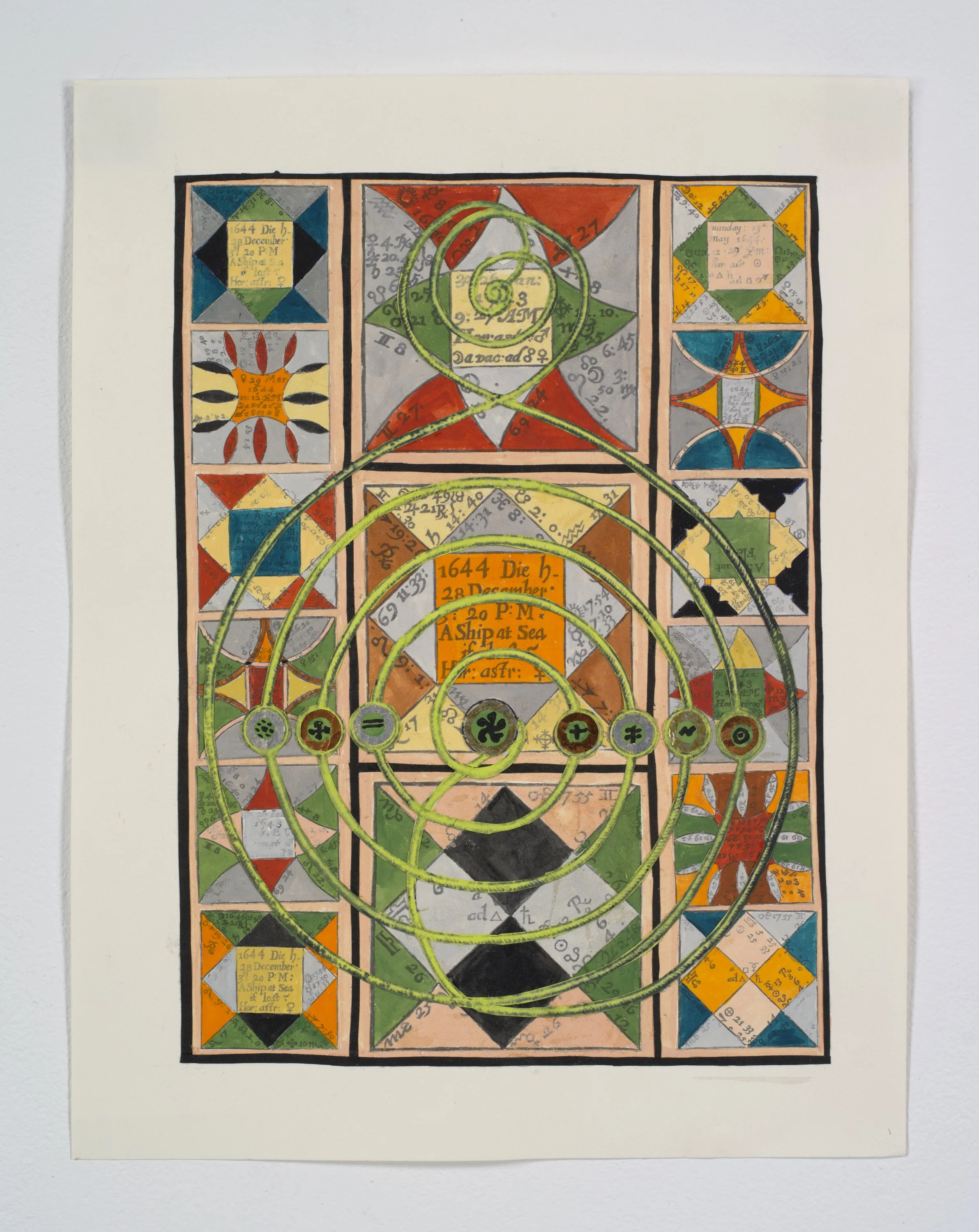 Scarab Days 2012
14 x 11 inches collage, digital print and gouache on paper