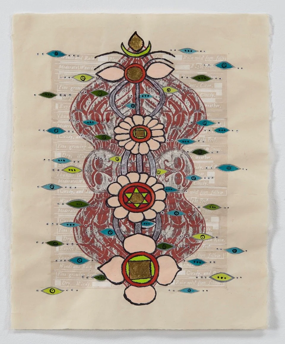 Angel Eyes 2015
16.5 x 20.5 inches digital collage and gouache on paper