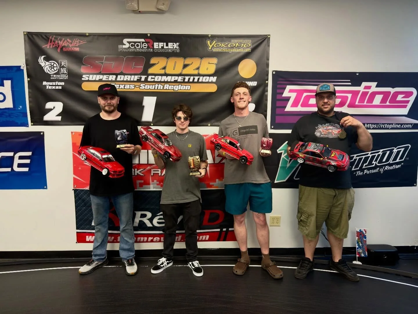 Congratulations to our podium and top qualifier for this first round of SDC! We&rsquo;ll see everyone again on April 11 for round 2!
#rcdrift #sdc #hobby #remotecontrol