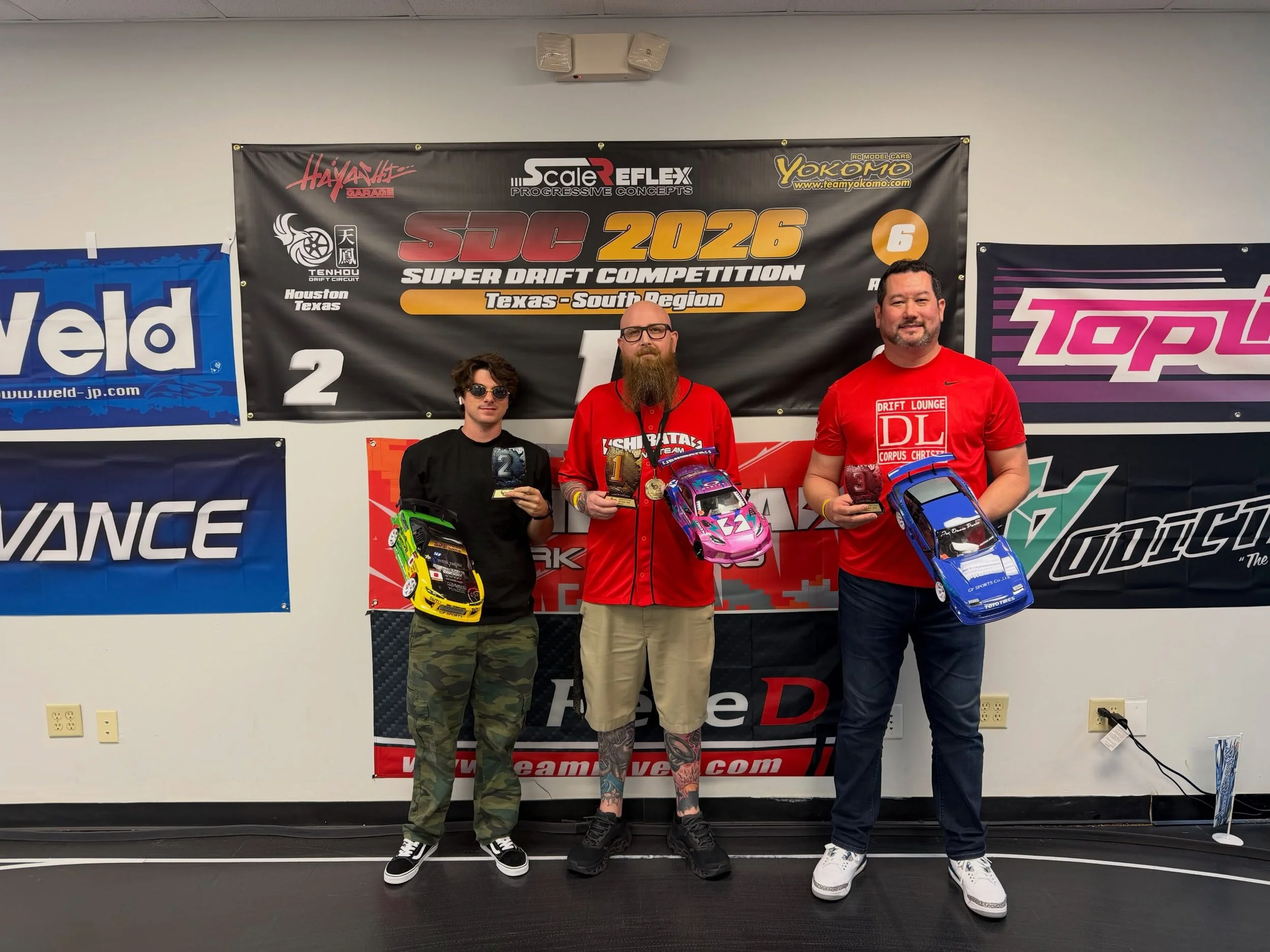 Congratulations to our SDC Round 6 podium! A challenging layout emphasizing zone commitment pulled out the best from everyone! 1st place and TQ - Charlie Munro, 2nd place - Collin Bernard, 3rd place 1 Sean Billet!